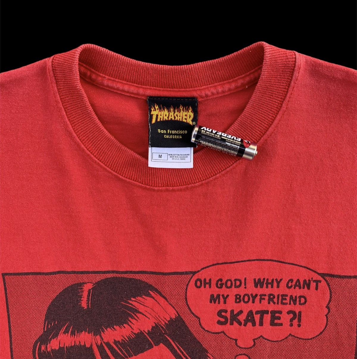 Vintage Sick🔥Vintage 1989 Thrasher Magazine My Boyfriend Skate Tees Size US M / EU 48-50 / 2 - 6 Thumbnail