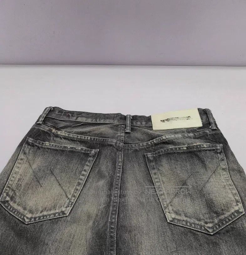 Neighborhood Neighborhood size M Fashionable Versatile Washed Denim Lon Size US 27 - 5 Thumbnail