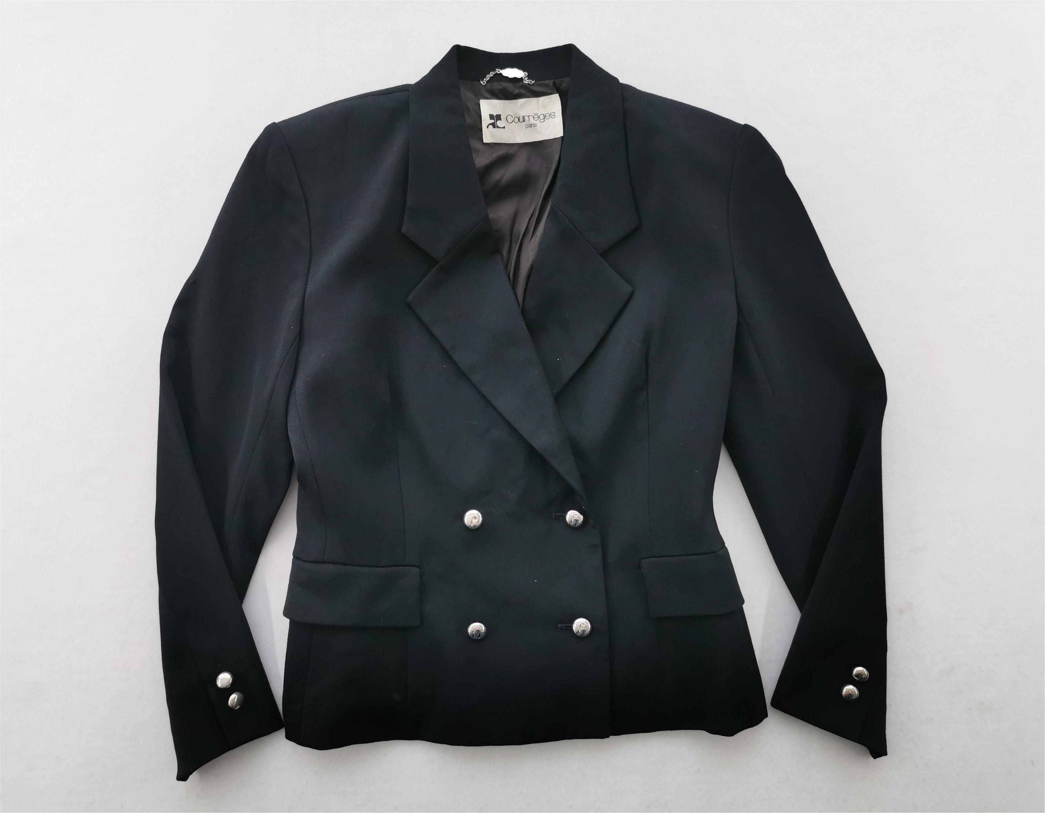 Courreges Vintage 90's Courreges Blazer Wool Coat Womens Size S Size S / US 4 / IT 40 - 3 Thumbnail