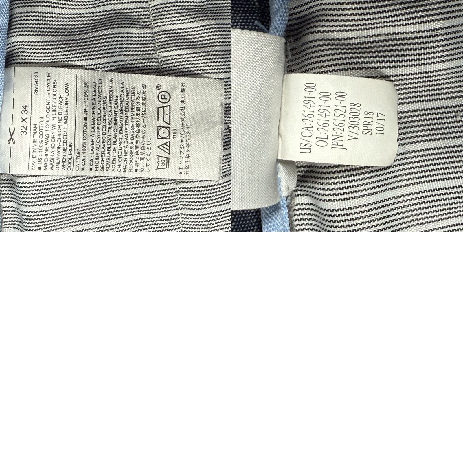Banana Republic VINTAGE Banana Republic Pants Mens 32x34 Gray Aiden Fit Corded Cotton Casual Chino Size US 32 / EU 48 - 10 Thumbnail