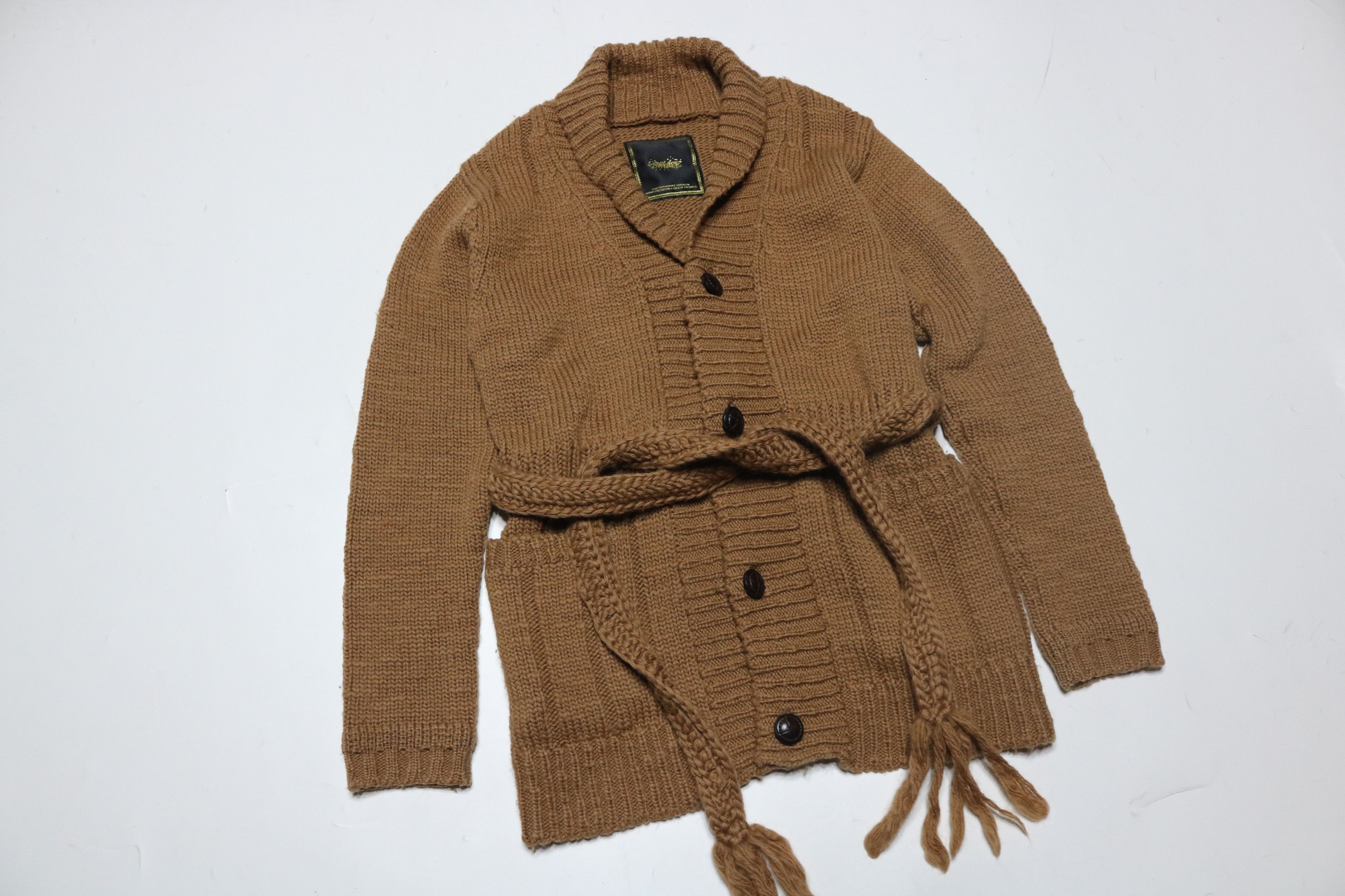 Sasquatchfabrix Sasquatchfabrix wool knit cardigan Size US M / EU 48-50 / 2 - 2 Thumbnail