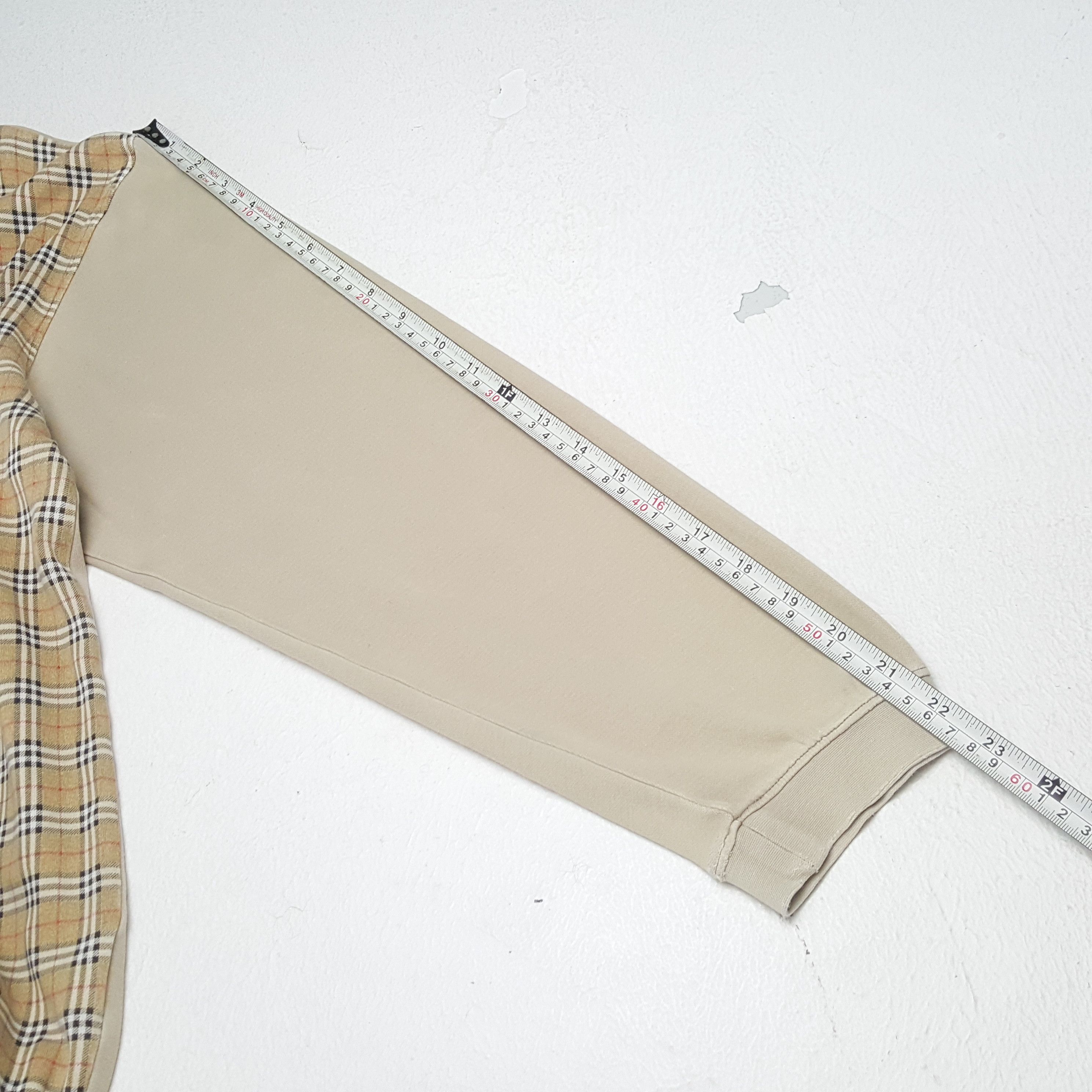 Burberry Vintage BURBERRY LONDON Nova Check Distressed Sweatshirt Size US L / EU 52-54 / 3 - 6 Thumbnail