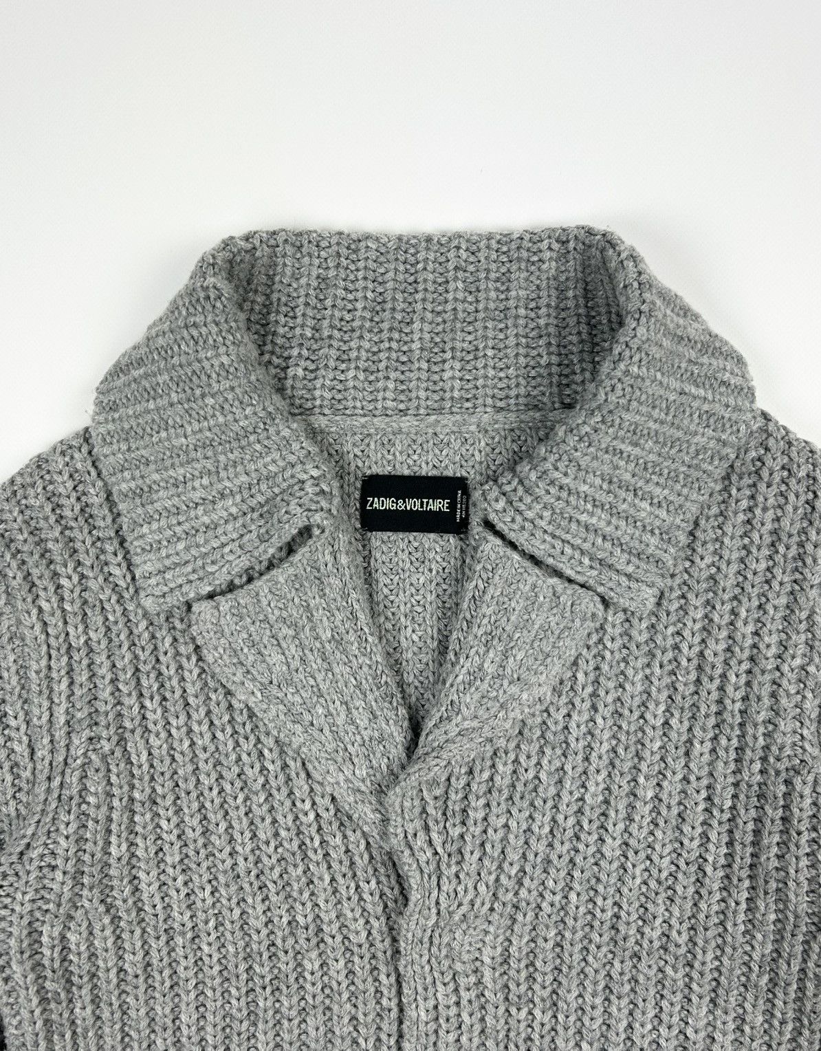 Zadig & Voltaire Zadig & Voltaire Knitted Cardigan Avant Garde Sweater Size M / US 6-8 / IT 42-44 - 9 Thumbnail