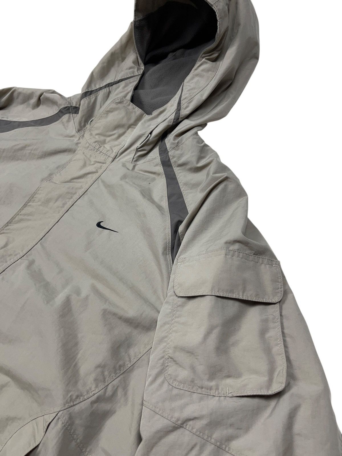 Nike Vintage y2k Nike Reversible Jacket Nylon/Fleece Size US L / EU 52-54 / 3 - 5 Thumbnail
