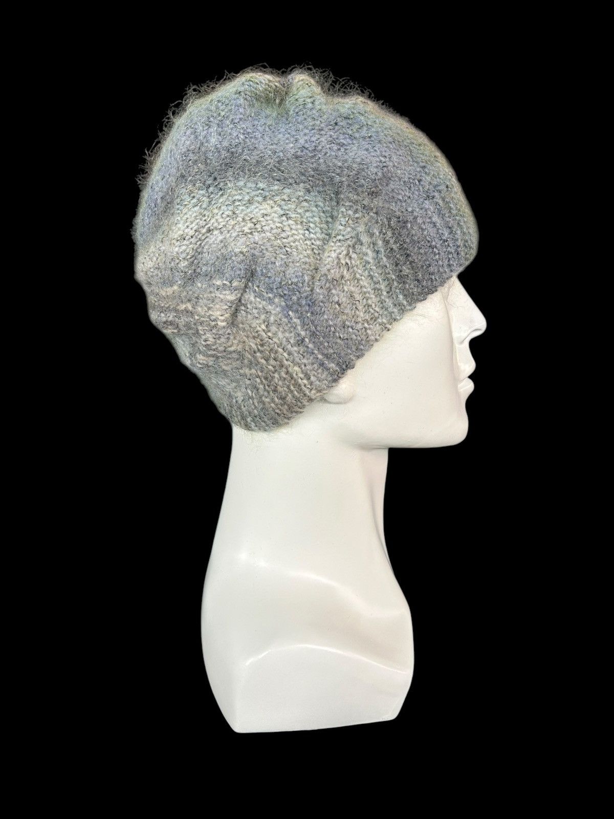 Kapital × Vintage Crochet Knitted Handmade hairy Rare Beanie Hats ☠️☠️ Size ONE SIZE - 4 Thumbnail