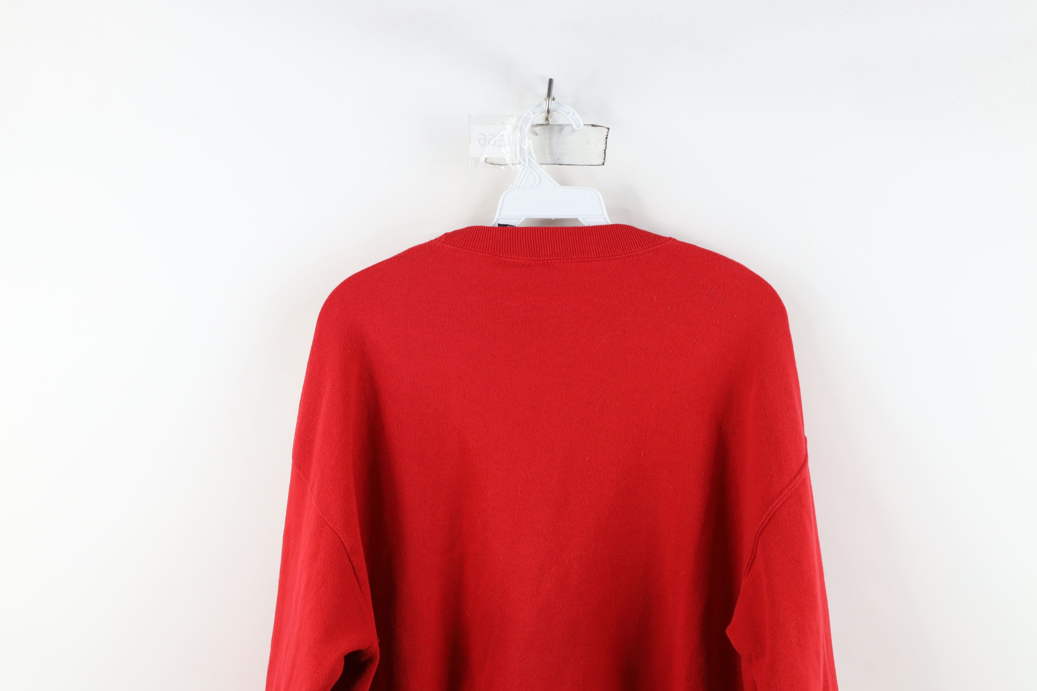 Vintage Vintage 90s Streetwear Christmas Ohio Sweatshirt USA Red Size L / US 10 / IT 46 - 11 Thumbnail