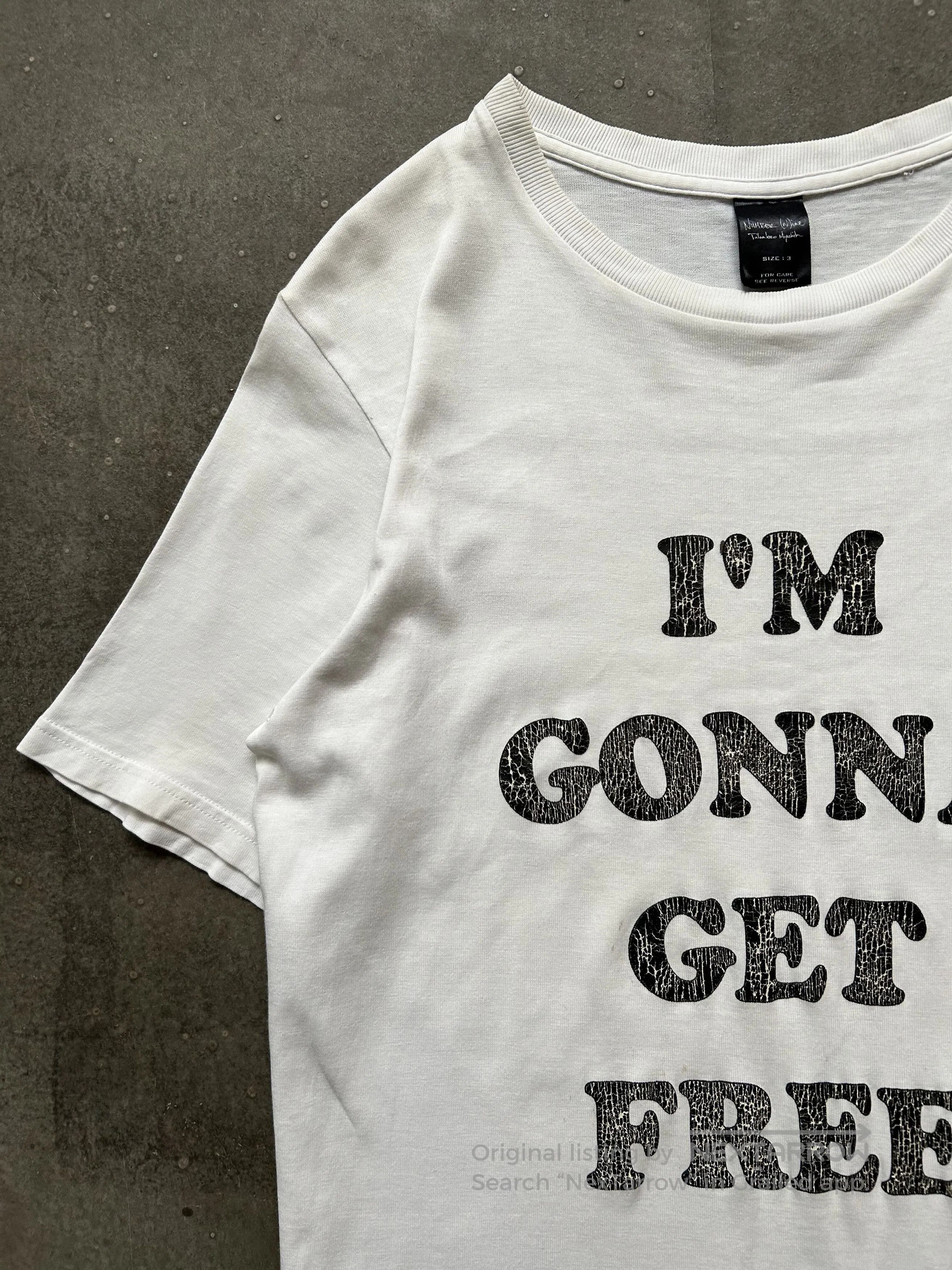 DEN IM by SIKI IM Number (N)ine 04SS Slogan T. Size US L / EU 52-54 / 3 - 4 Thumbnail