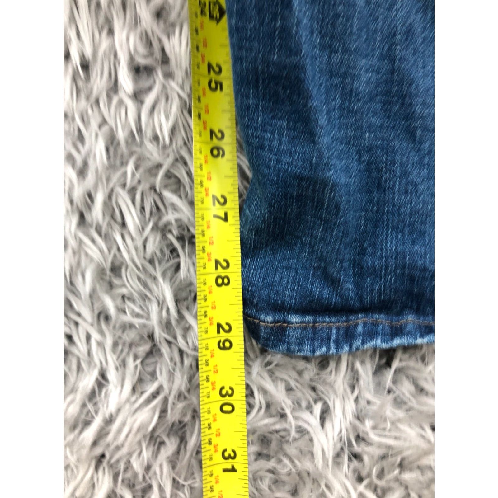 Wrangler Wrangler Jeans - Relaxed Straight Mid Rise Blue 32x30 Mens Regular Denim 5-Pocket Belt Loops Cotton Blend Size US 32 / EU 48 - 3 Thumbnail