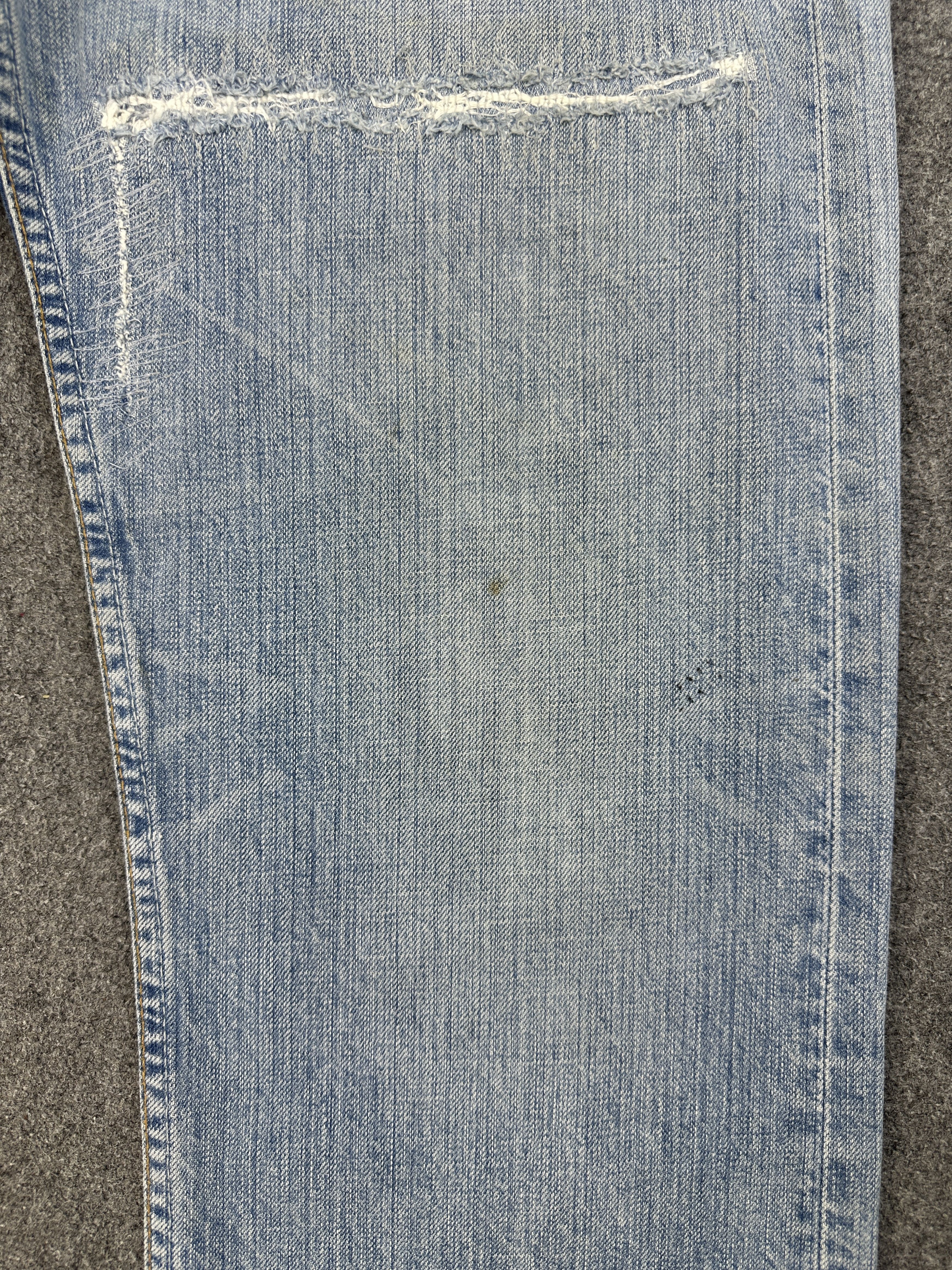 Levi's Vintage Distressed Levis 501 Faded Blue Jeans 32x32 S0046 Size US 32 / EU 48 - 11 Thumbnail