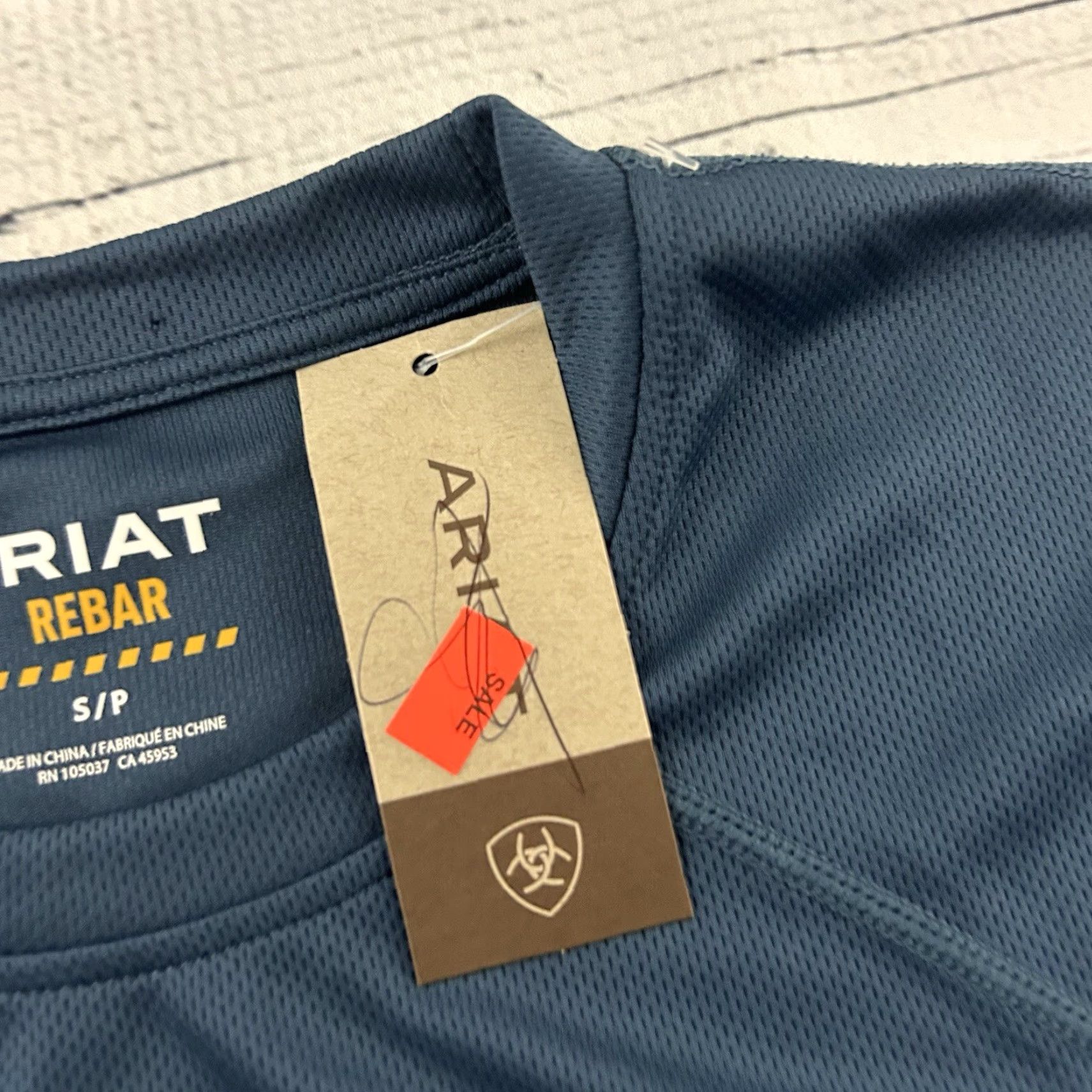 Ariat Ariat Rebar Short Sleeve Polar Elite T Shirt Men S Blue Mens Shirt 90s? Size US S / EU 44-46 / 1 - 2 Thumbnail