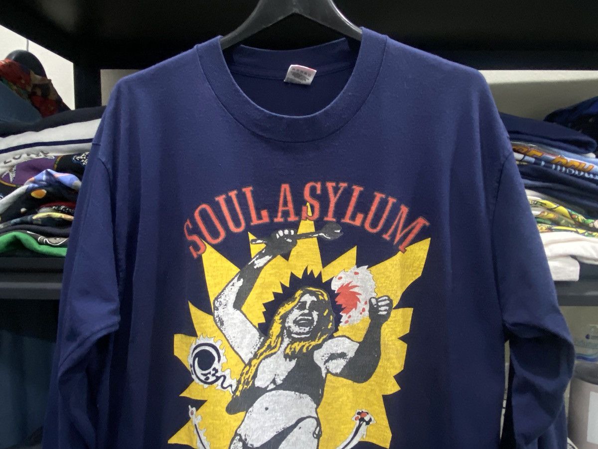 Band Tees Vintage 1993s Soul Asylum Grunge Nirvana TOUR TShirt Size US XL / EU 56 / 4 - 2 Thumbnail