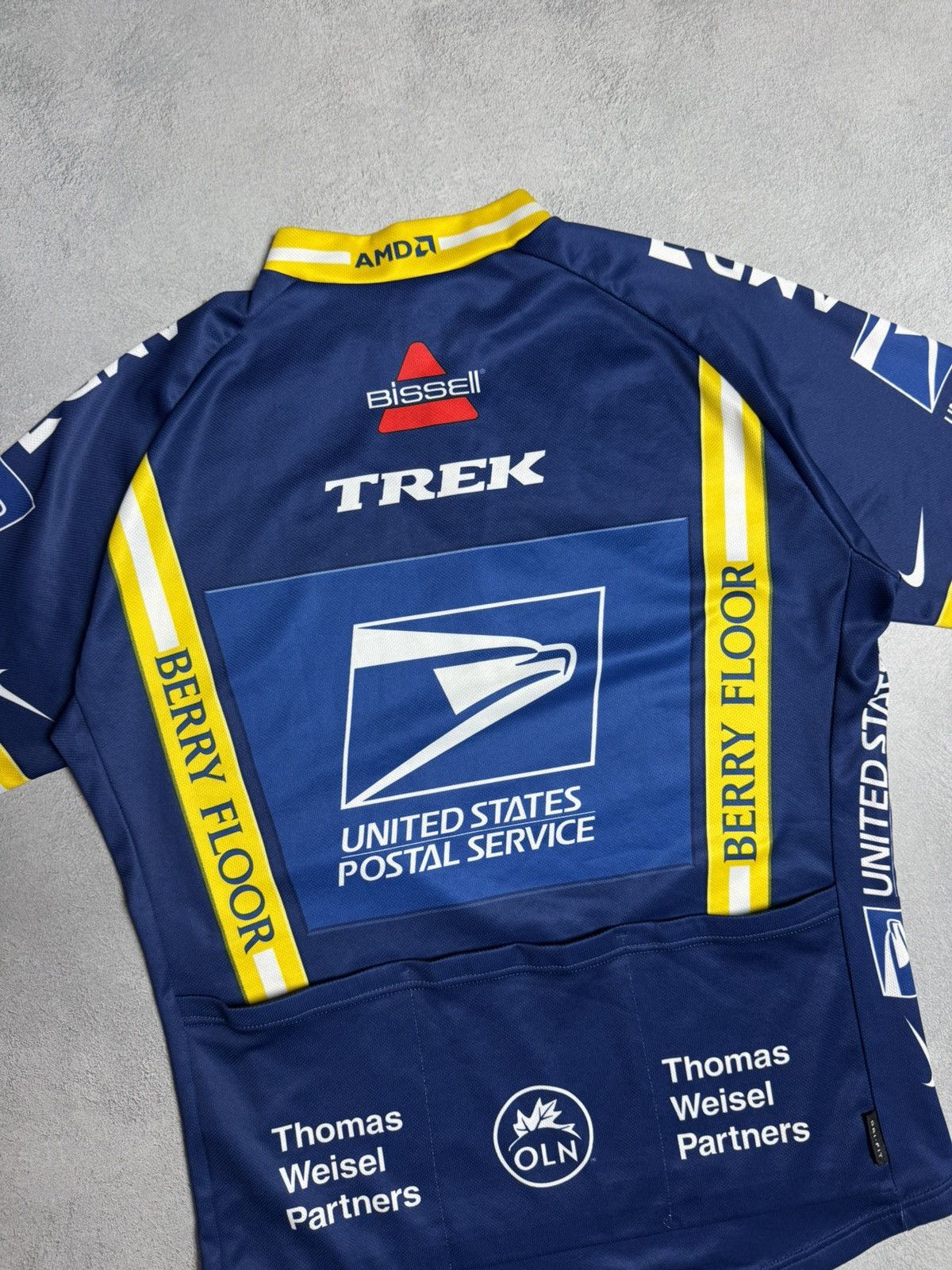 Nike United States Postal Service Trek Bike Cycling Jersey Nike Size US L / EU 52-54 / 3 - 7 Thumbnail