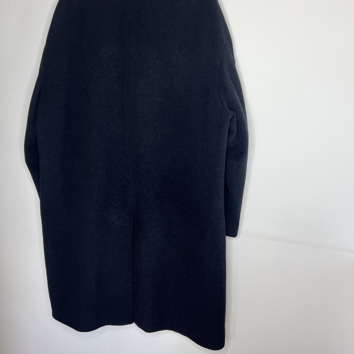 Hugo Boss Vintage Hugo Boss Wool Long Coat Jacket Black 90s Size US L / EU 52-54 / 3 - 7 Thumbnail