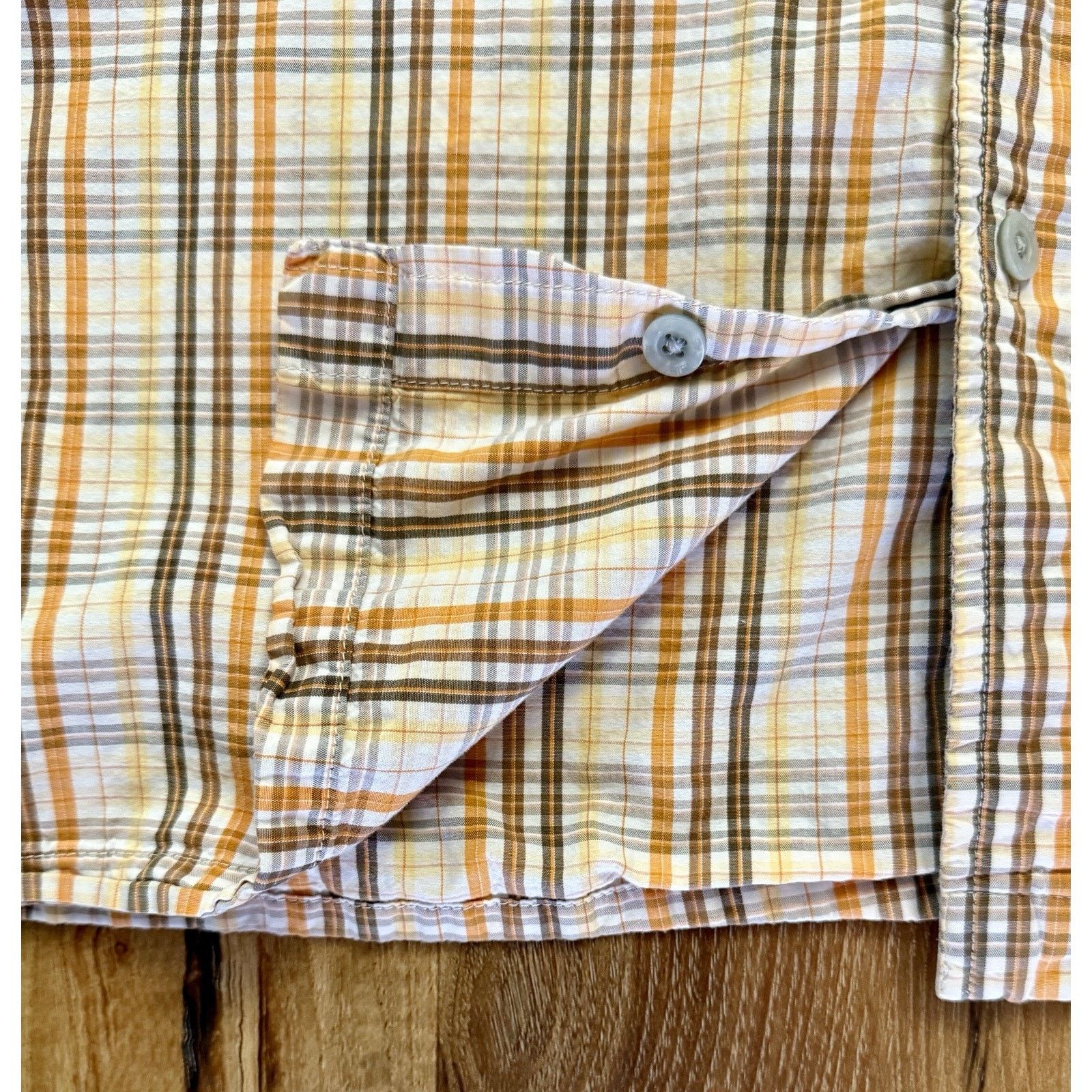 The North Face The North Face Men’s Beige Plaid SS Button Down Size XL Size US XL / EU 56 / 4 - 7 Thumbnail