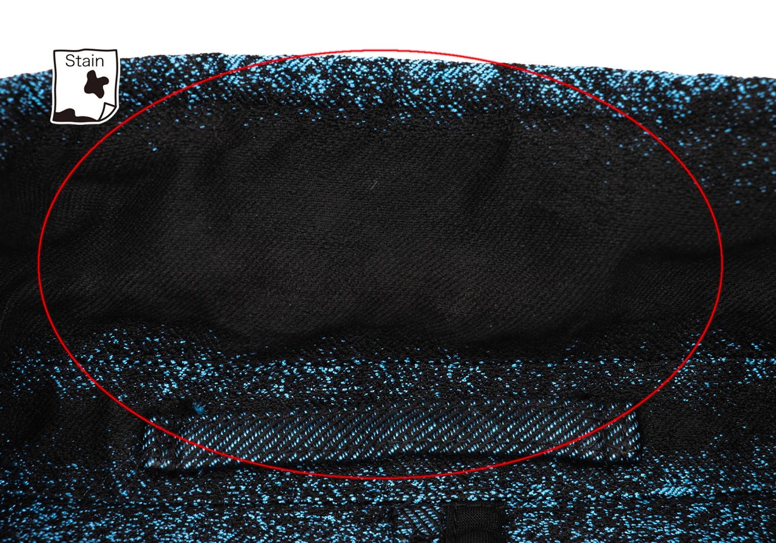 Issey Miyake Trim Fade Woven Design Jacket in Black and Light Blue Size US M / EU 48-50 / 2 - 4 Thumbnail