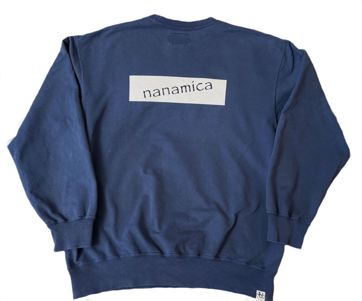 Nanamica Nanamica Vintage Logo Sweatshirt Japanese Size US XL / EU 56 / 4 - 2 Thumbnail