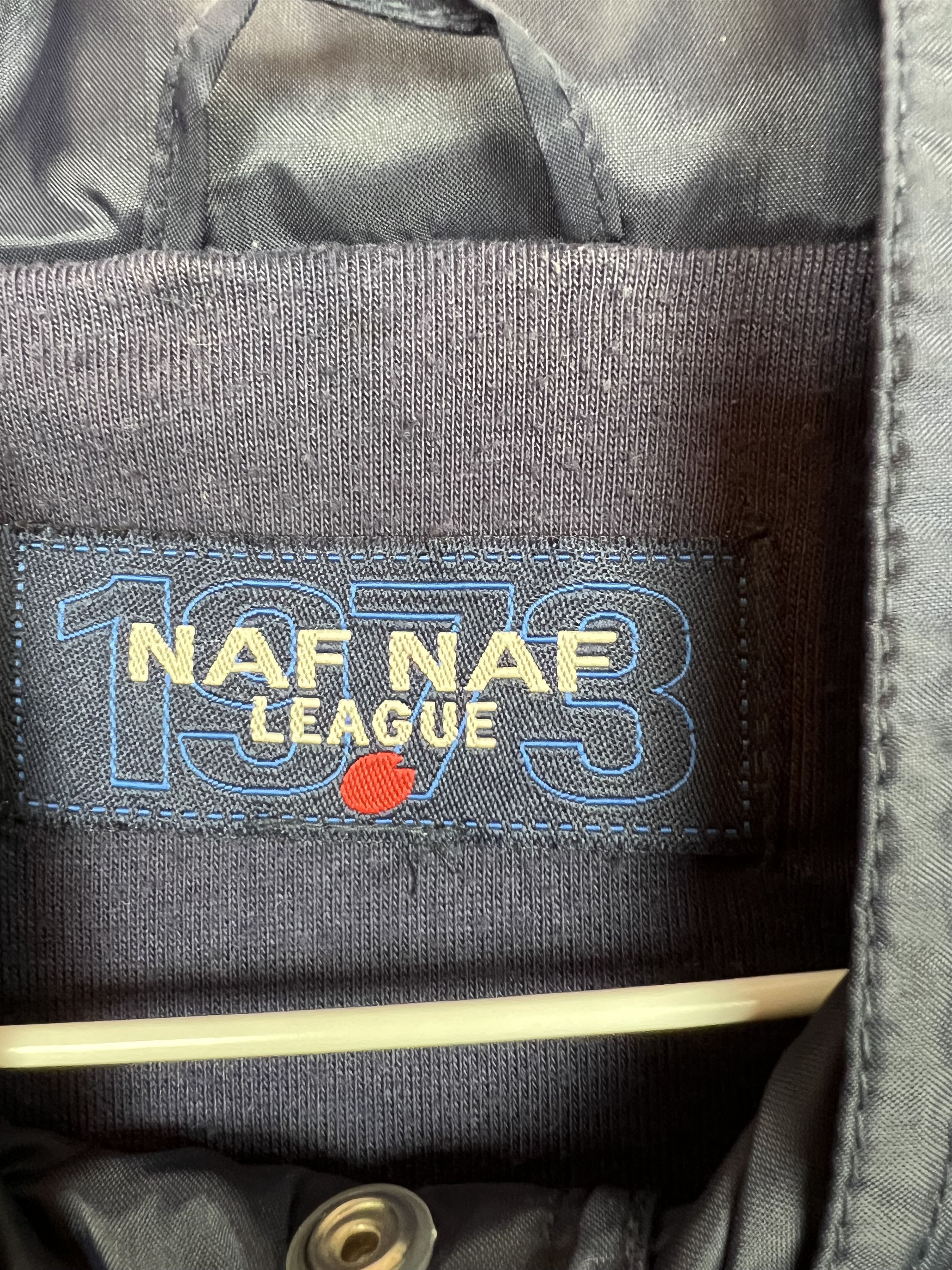 Japanese Brand Naf naf streetwear casual jacket hood big logo vintage Size US L / EU 52-54 / 3 - 8 Thumbnail