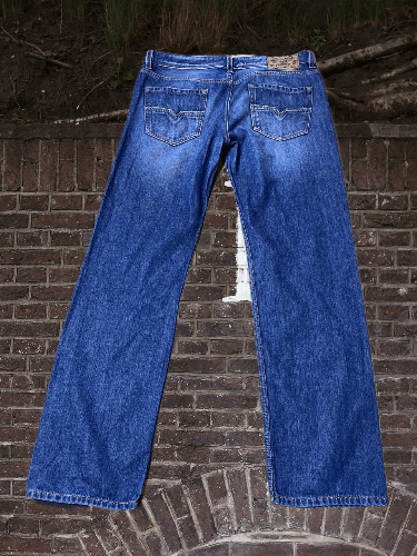 Diesel VINTAGE DIESEL FADED RIPPED JEANS DENIM PANTS Size US 36 / EU 52 - 1 Thumbnail