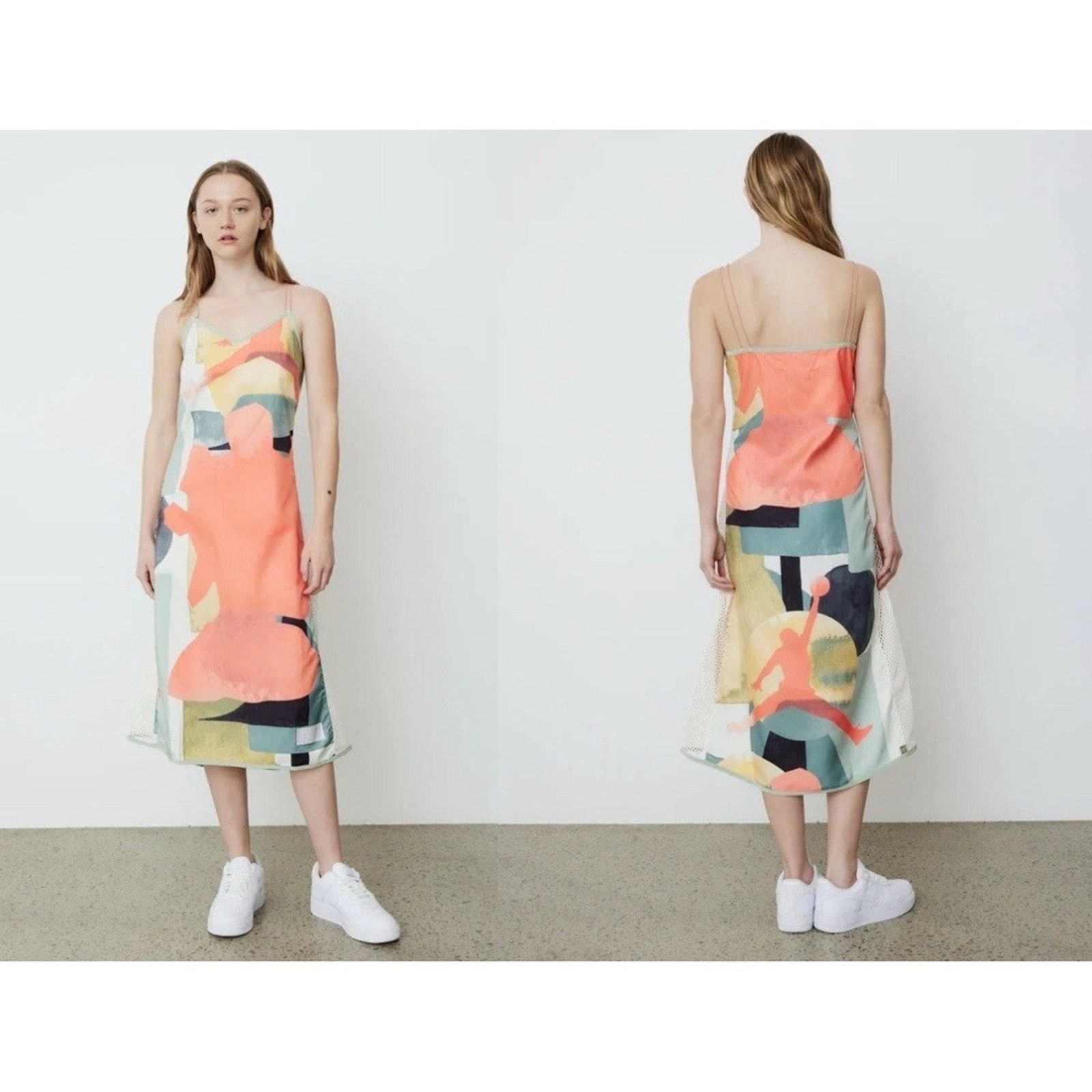 NWT Nike Air Jordan Women's Quai 54 Dress Multicolor‎