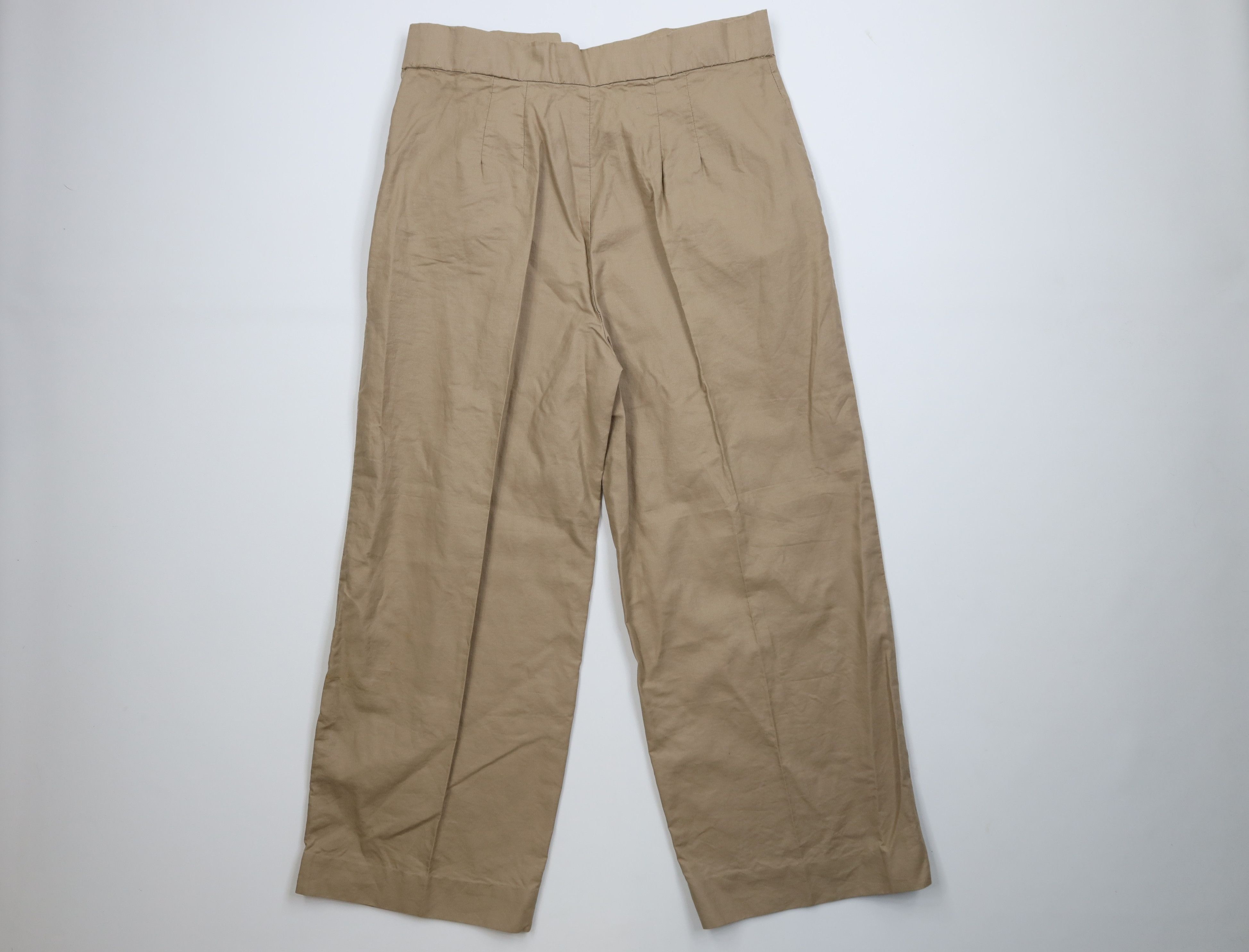 Vintage Vintage 70s Streetwear Safari Wide Leg Pants Beige USA Size US 34 / EU 50 - 8 Thumbnail