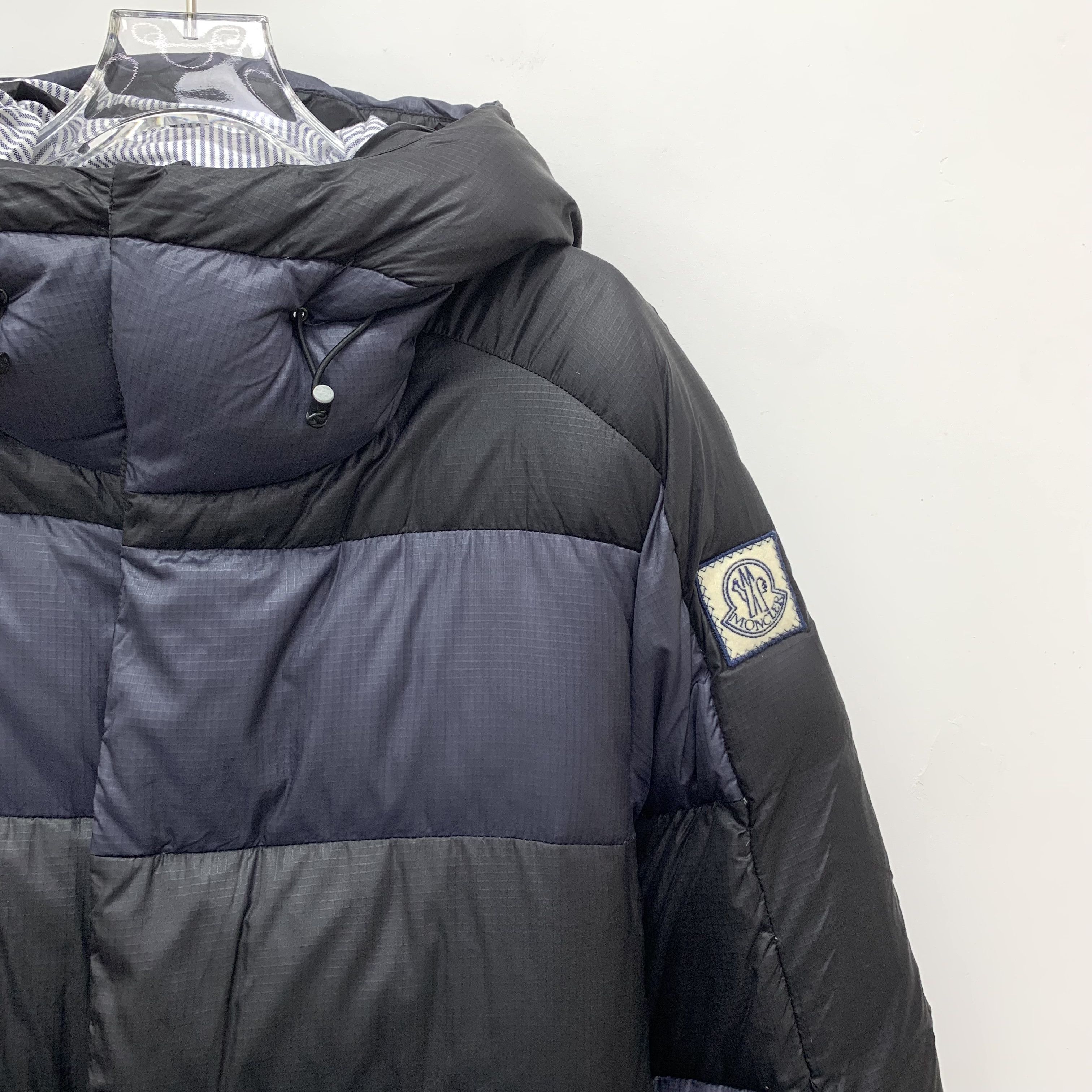 Moncler Moncler Navy Logo Down Jacket (Size 4L) Size US XXL / EU 58 / 5 - 3 Thumbnail