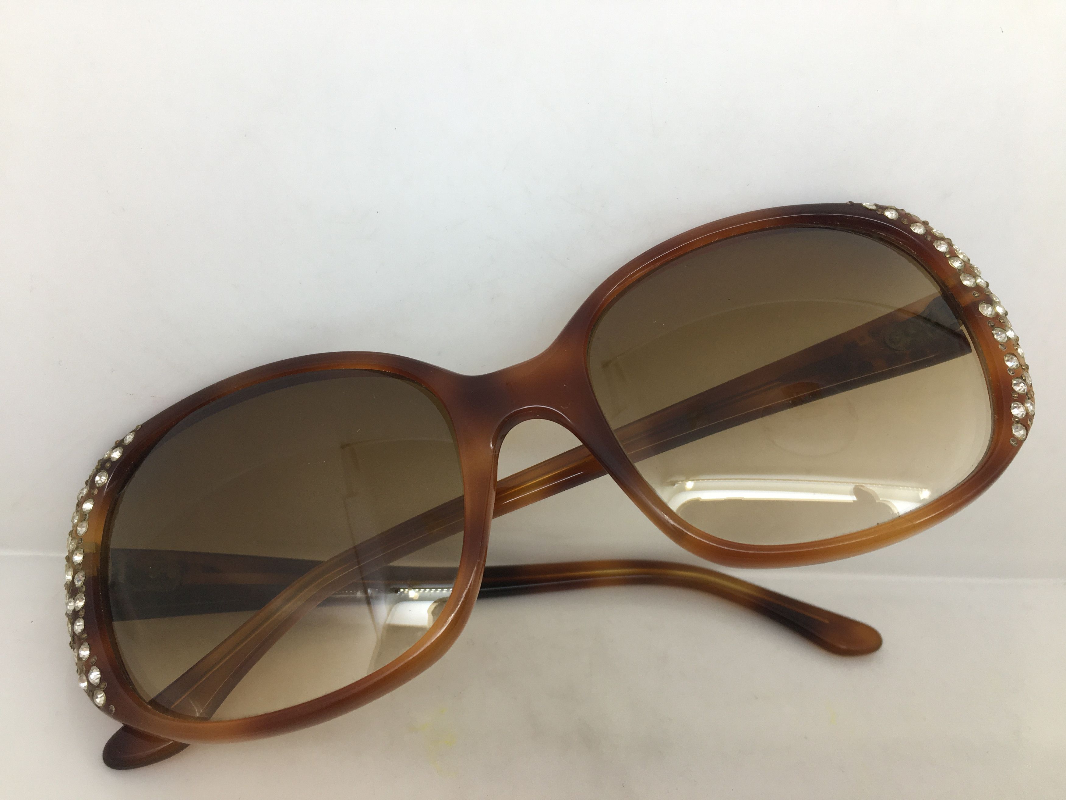 Vintage Vintage Tortoise Acetate Cateye Sunglasses Frame Size ONE SIZE - 6 Thumbnail