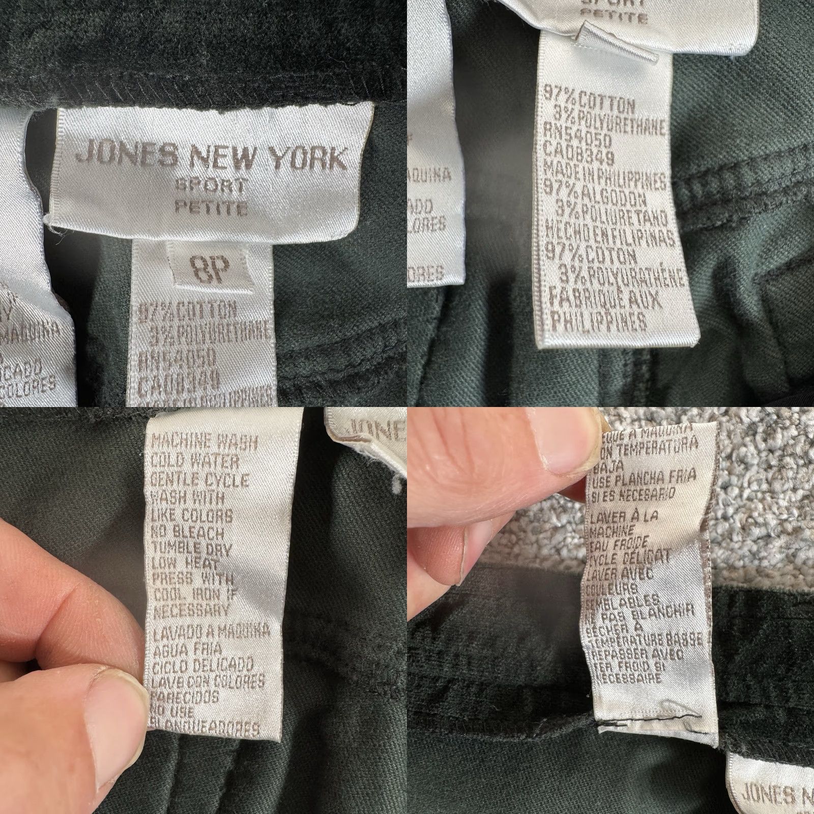 Jones New York VINTAGE Jones New York Velvet Pants 8P Women Dress Pants Green Winter Fall Holiday Quiet Luxury Dark Academia Y2K Whimsigoth Womens Size 30" / US 8 / IT 44 - 8 Thumbnail