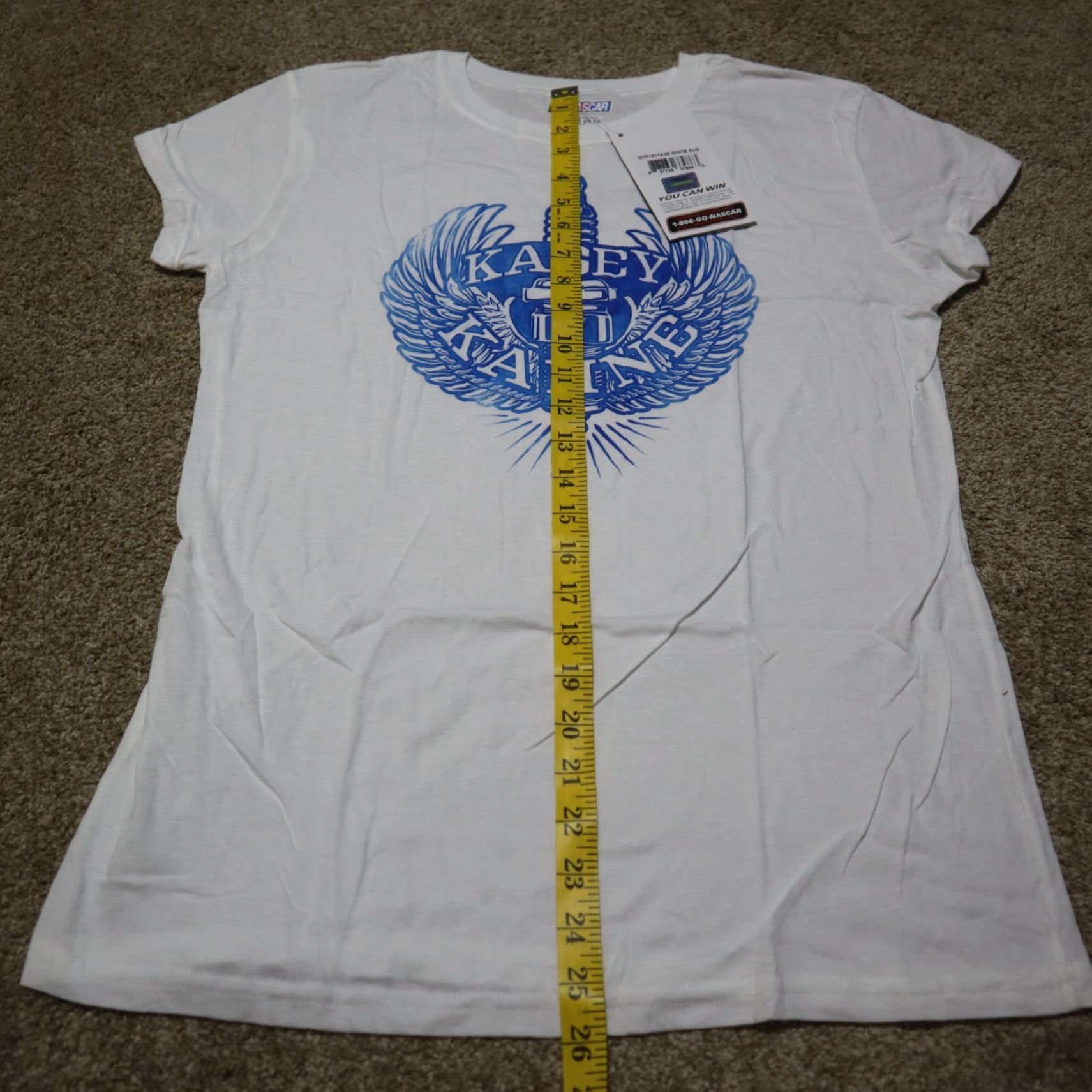 NASCAR VINTAGE NASCAR Shirt Women XL White 2000s NASCAR T-Shirt Graphic Print Preshrunk Cotton Short Sleeve Mensd? Size M / US 6-8 / IT 42-44 - 6 Thumbnail