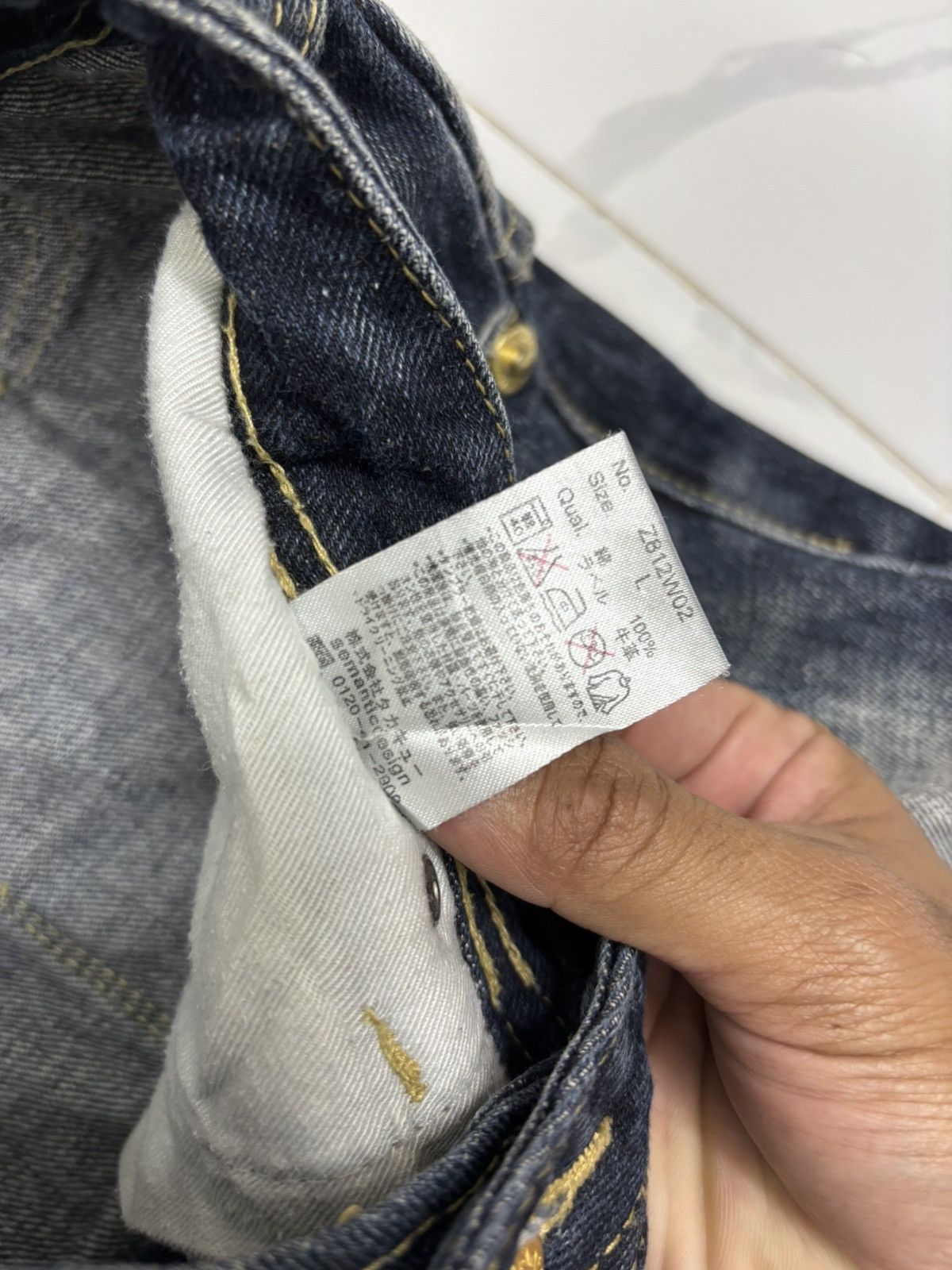 semanticdesign Semantic Design Claw Mark Flared Jean Bootcut Distress Denim Size US 32 / EU 48 - 13 Thumbnail