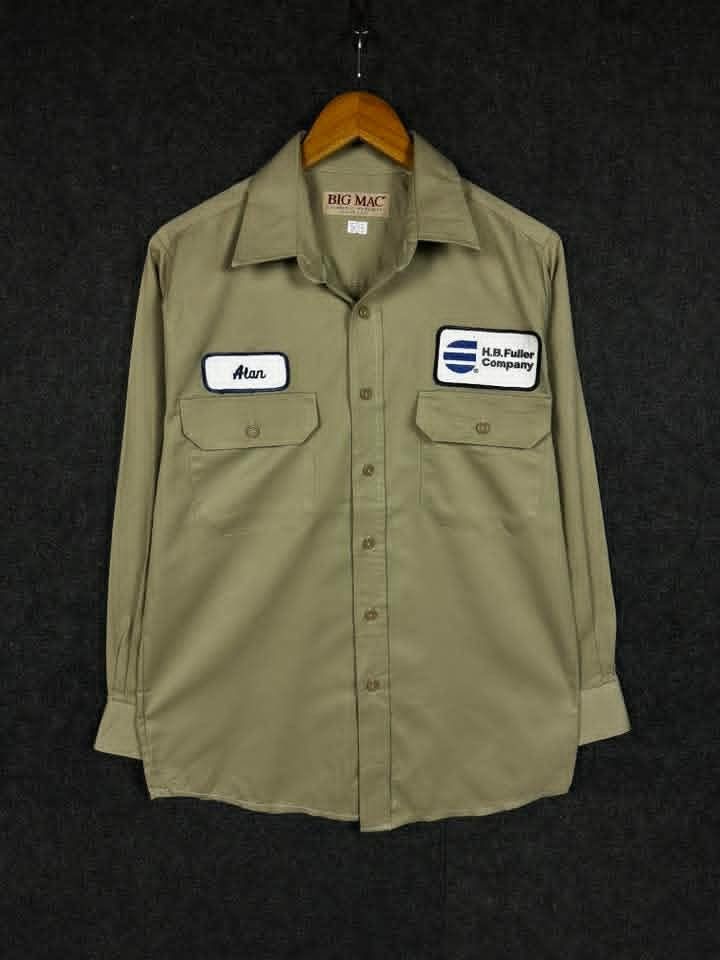 Big Mac Vintage Big Mac Workwear Shirts Patches Fuck The Police FTC Size US M / EU 48-50 / 2 - 1 Thumbnail