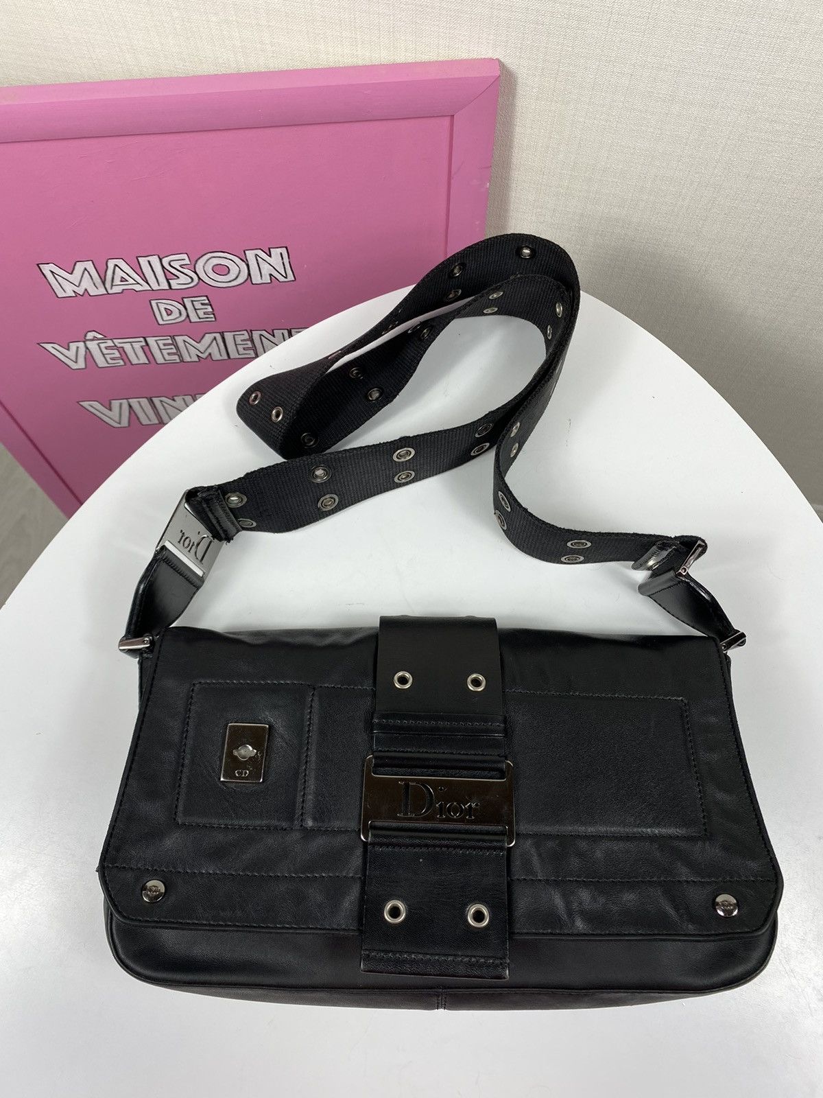 Dior × Vintage Christian Dior Black Street Chic Size ONE SIZE - 2 Thumbnail