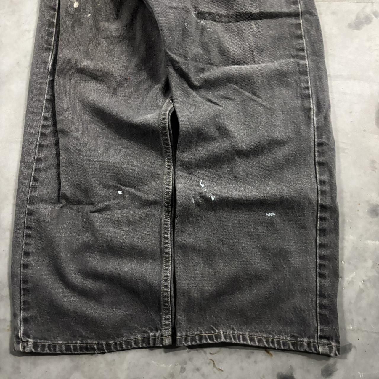 Vintage Crazy Vintage Y2K/2000s Grunge Faded Black Skater Denim Jeans! 35x28 Size US 35 - 6 Thumbnail