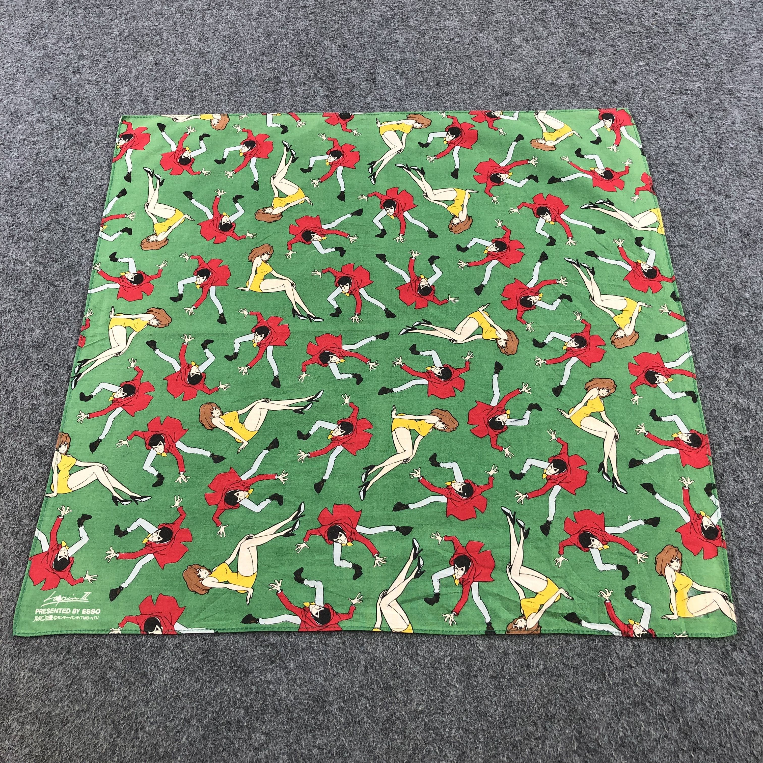 Anime Arsane Lupin X Esso Handkerchief Neckerchief Bandana X33 Size ONE SIZE - 1 Thumbnail
