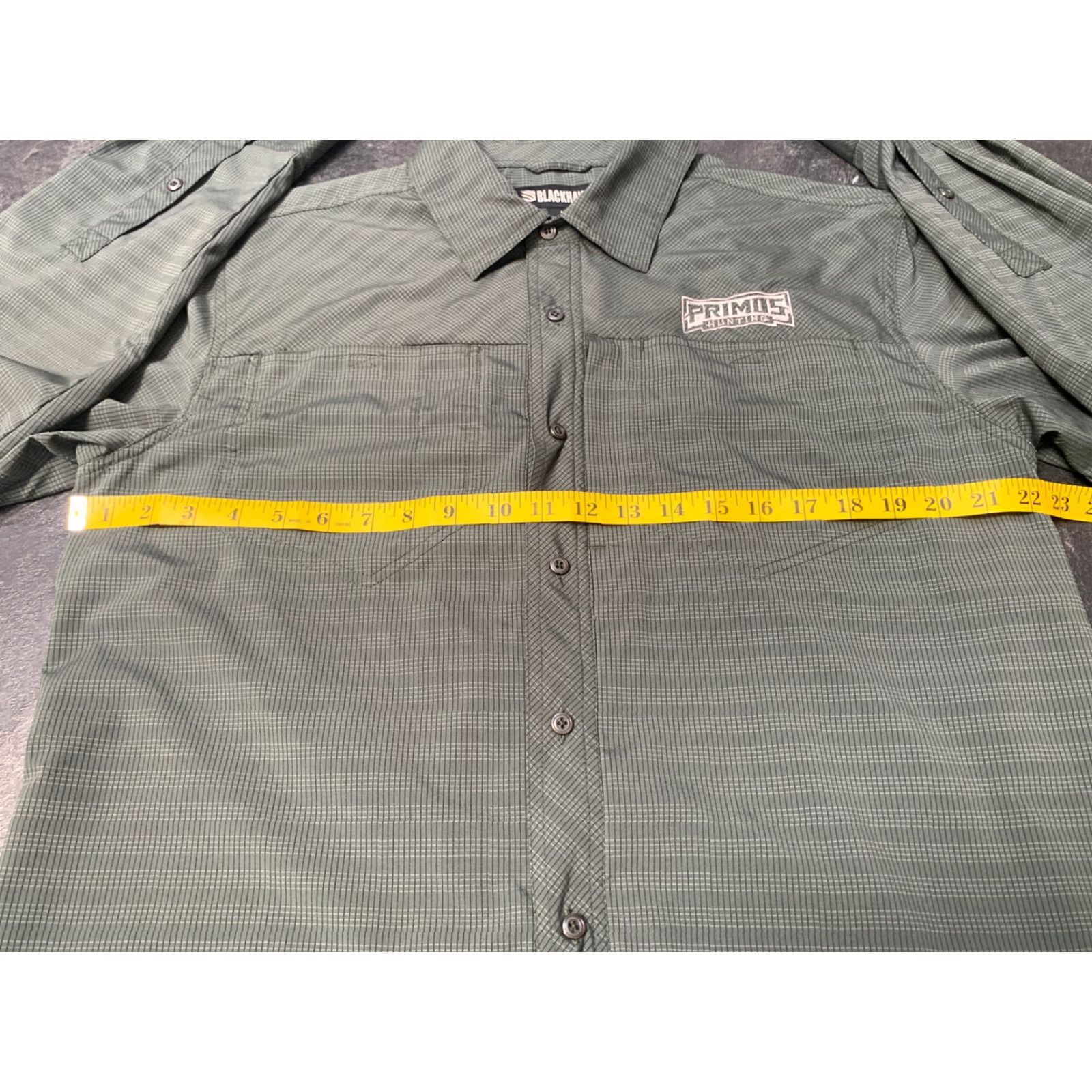 Vintage VINTAGE Blackhawk! Tactical Shirt Men Large Long Sleeve Green Hunting Button-Down Size US L / EU 52-54 / 3 - 7 Thumbnail
