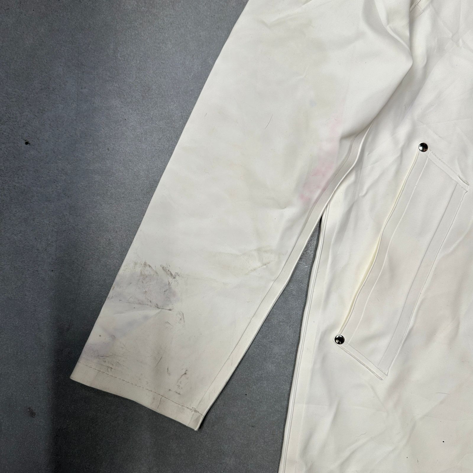 Stutterheim Stutterheim Goteborg Coat Raincoat Womens XS White Hooded Size XS / US 0-2 / IT 36-38 - 13 Thumbnail