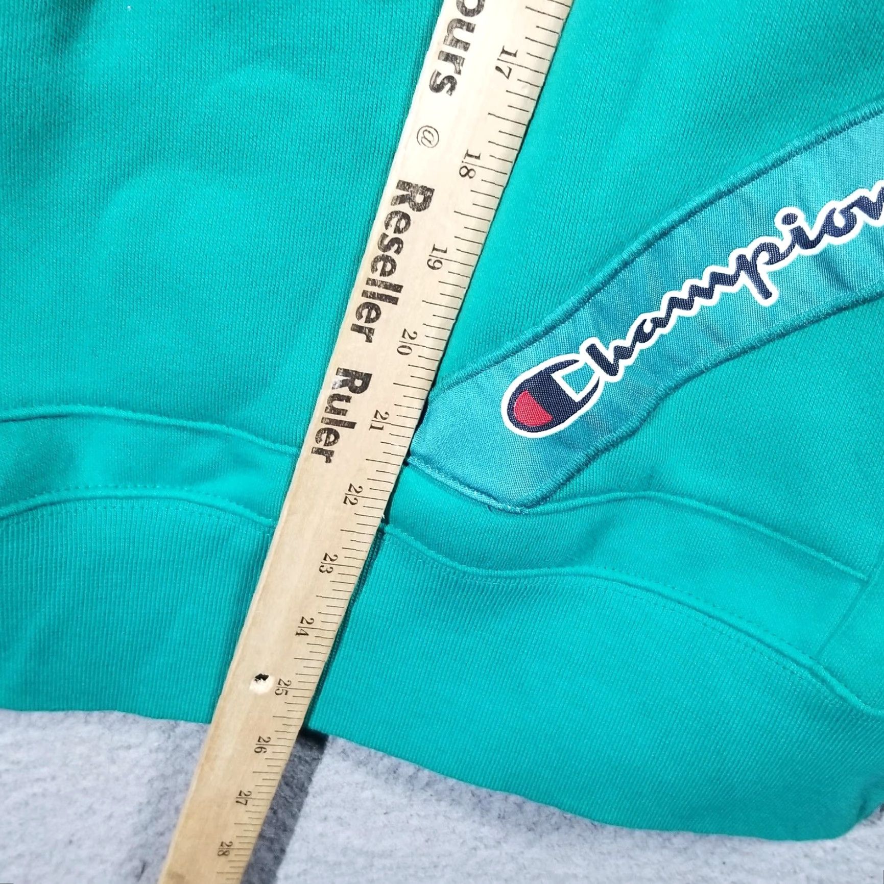 Champion Champion Hoodie Mens Small Green Comfort Fit Organic Cotton Pullover Logo NWT Size US S / EU 44-46 / 1 - 5 Thumbnail