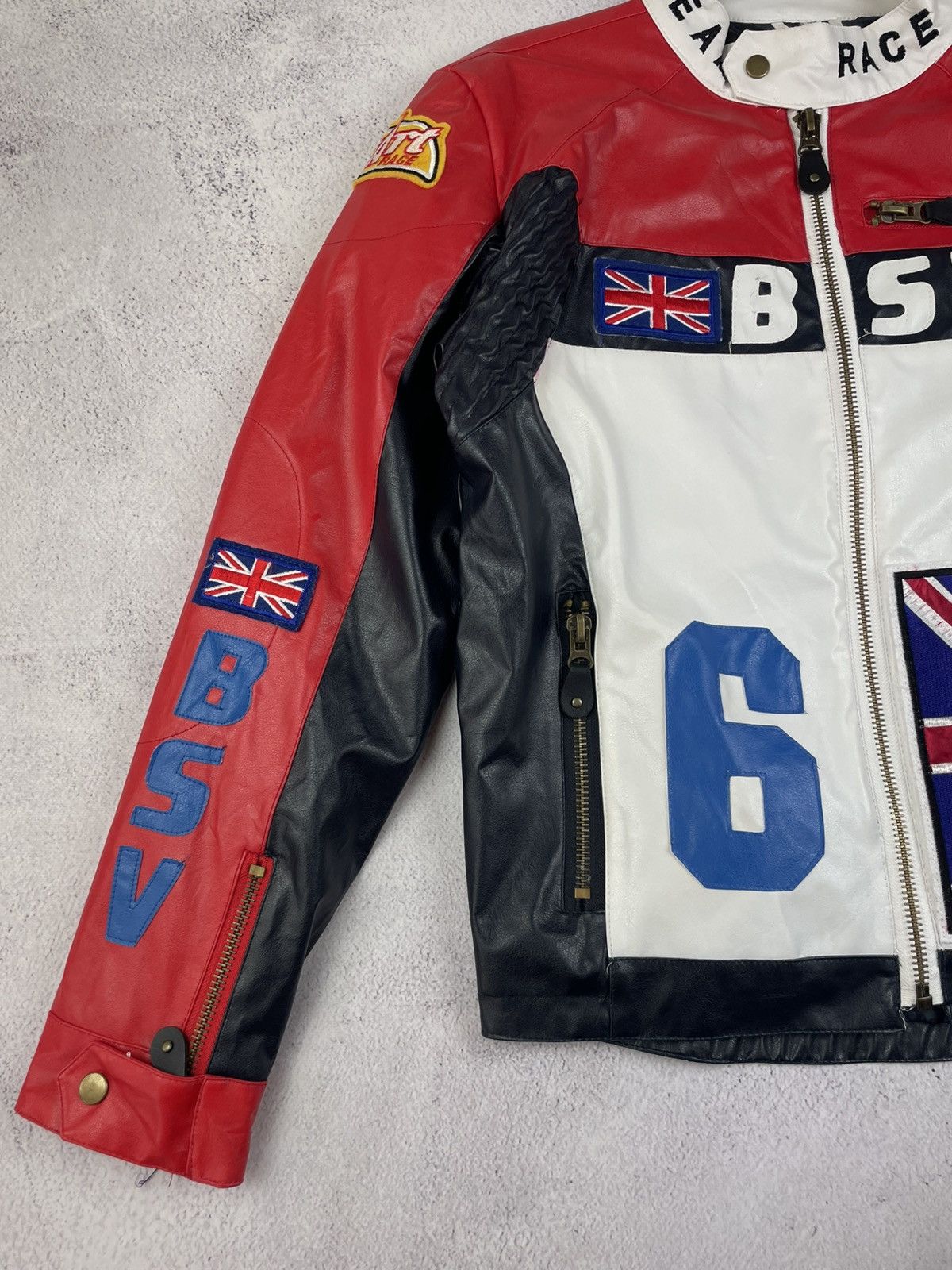 NASCAR × Vintage Vintage BSV England Motor Racing Team Jacket Size 46 Size US S / EU 44-46 / 1 - 4 Thumbnail