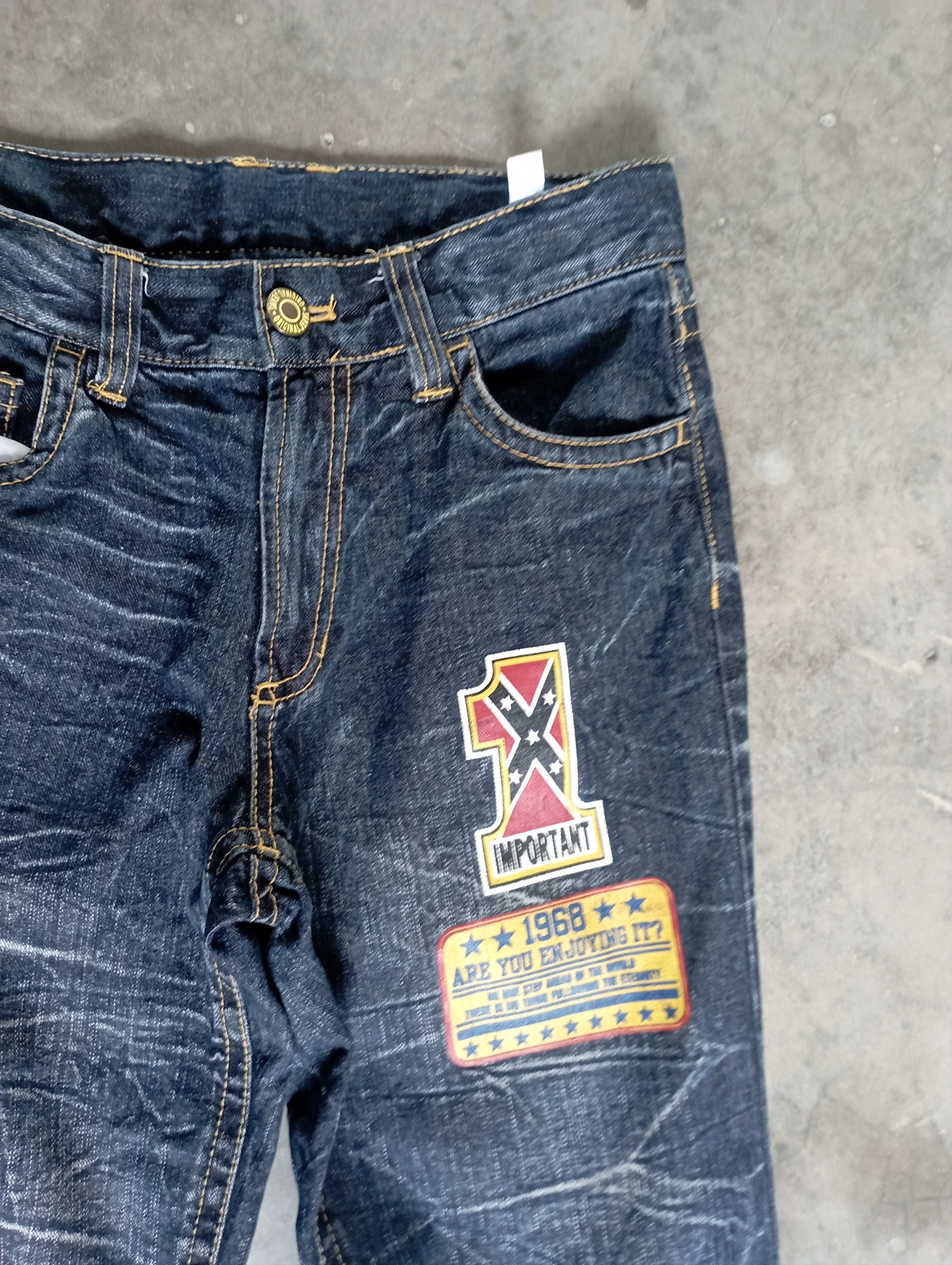 Fragment Design Crazy Lightning Wash Japanese Brand Black Line Jeans Size US 30 / EU 46 - 5 Thumbnail