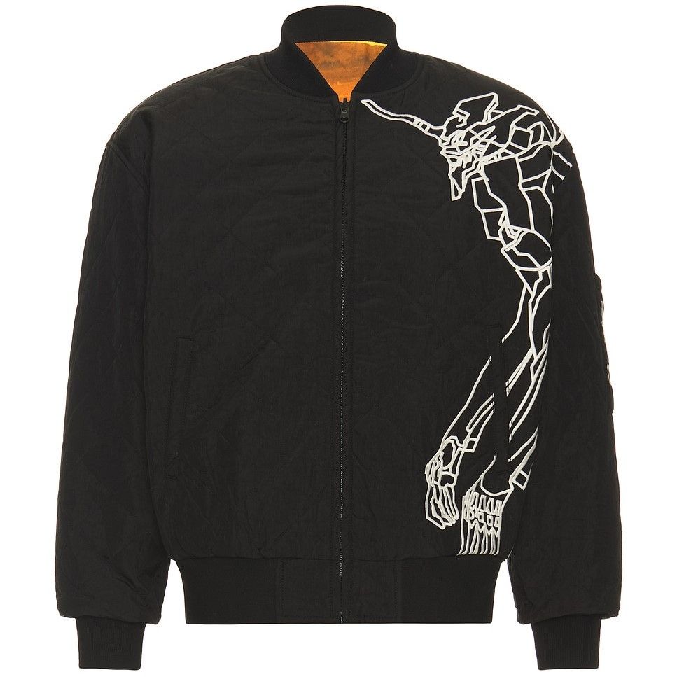 Pleasures Pleasures x Evangelion Humanoid Reversible Bomber Black Sz M Size US M / EU 48-50 / 2 - 1 Thumbnail