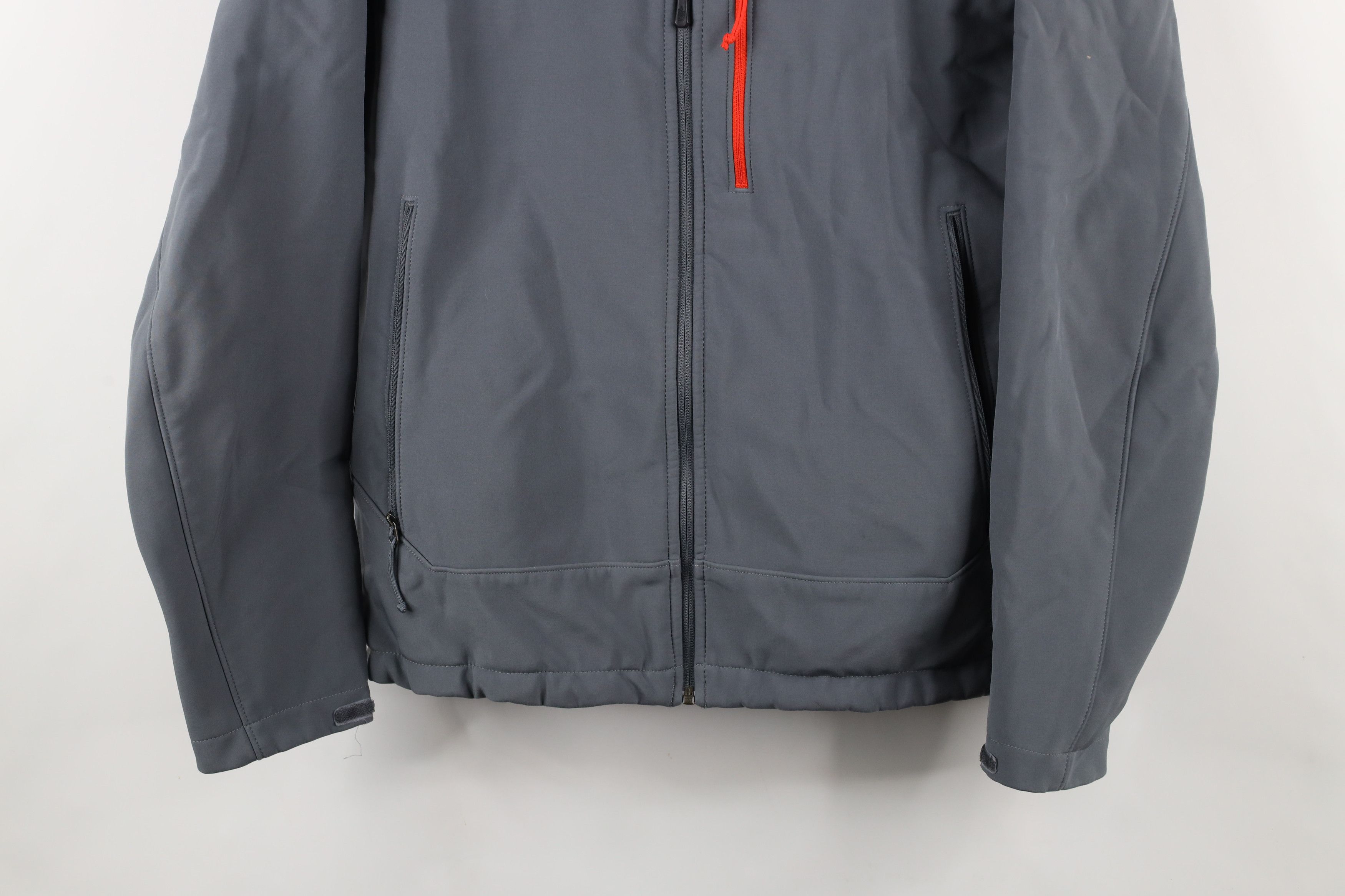The North Face × Vintage The North Face Fleece Lined Full Zip Soft Shell Jacket Gray Size US L / EU 52-54 / 3 - 3 Thumbnail