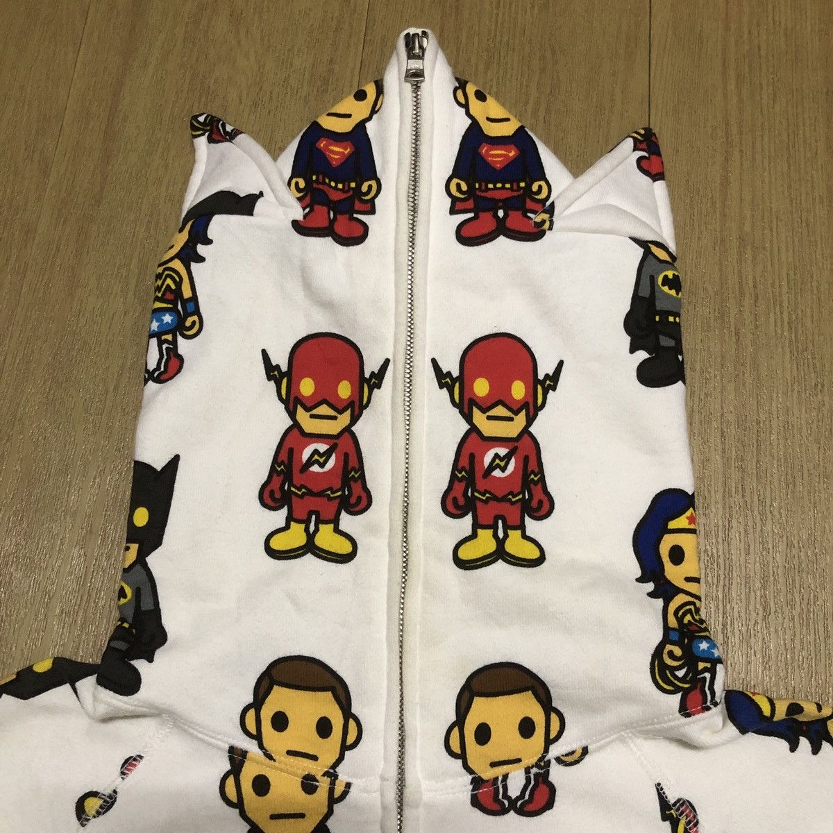 Bape × DC Comics Bape x DC Comics Baby Milo Full Zip Hoodie Size S / US 4 / IT 40 - 3 Thumbnail