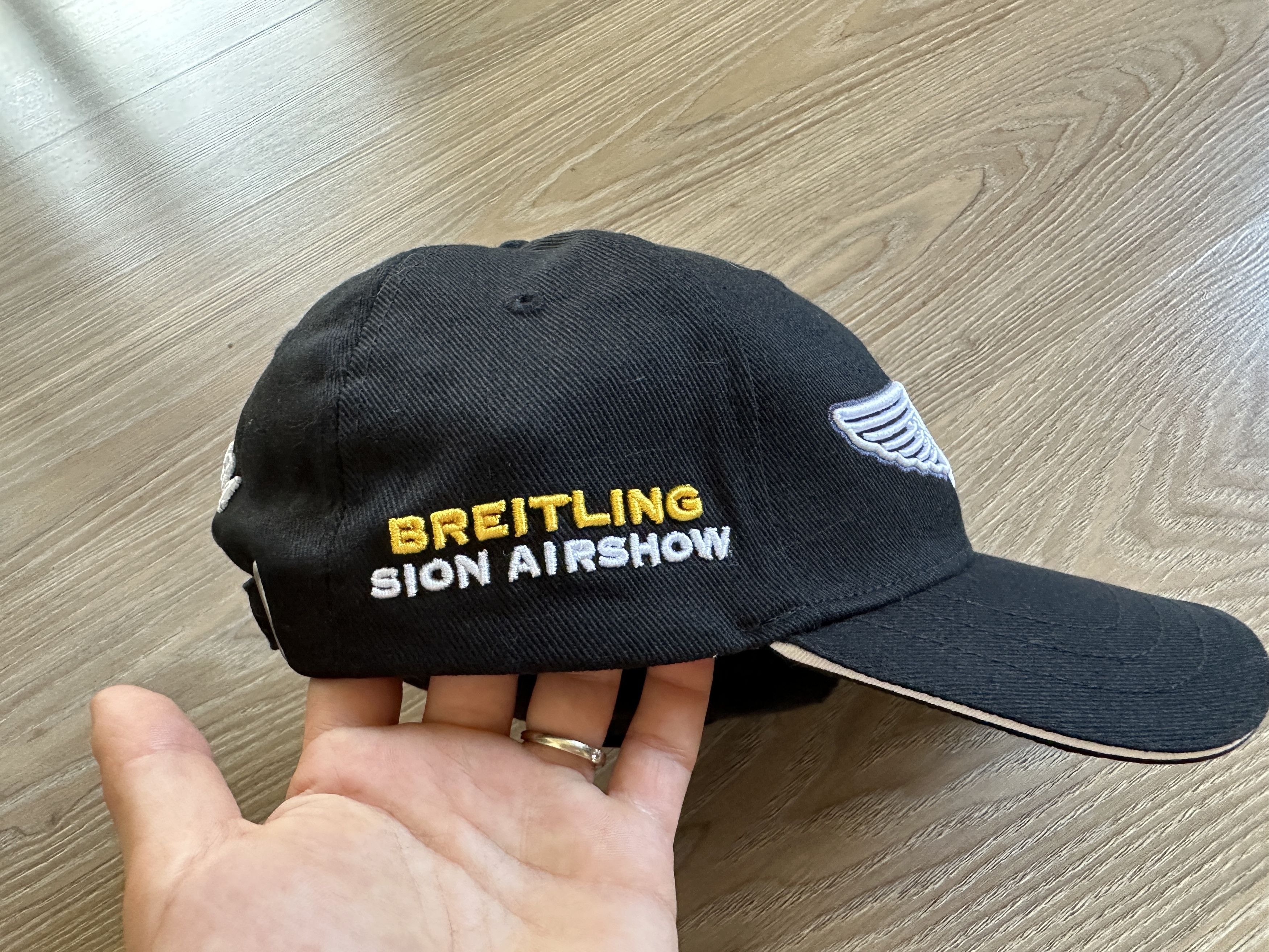 Breitling × Designer Breitling New Black Baseball Cap Size ONE SIZE - 5 Thumbnail
