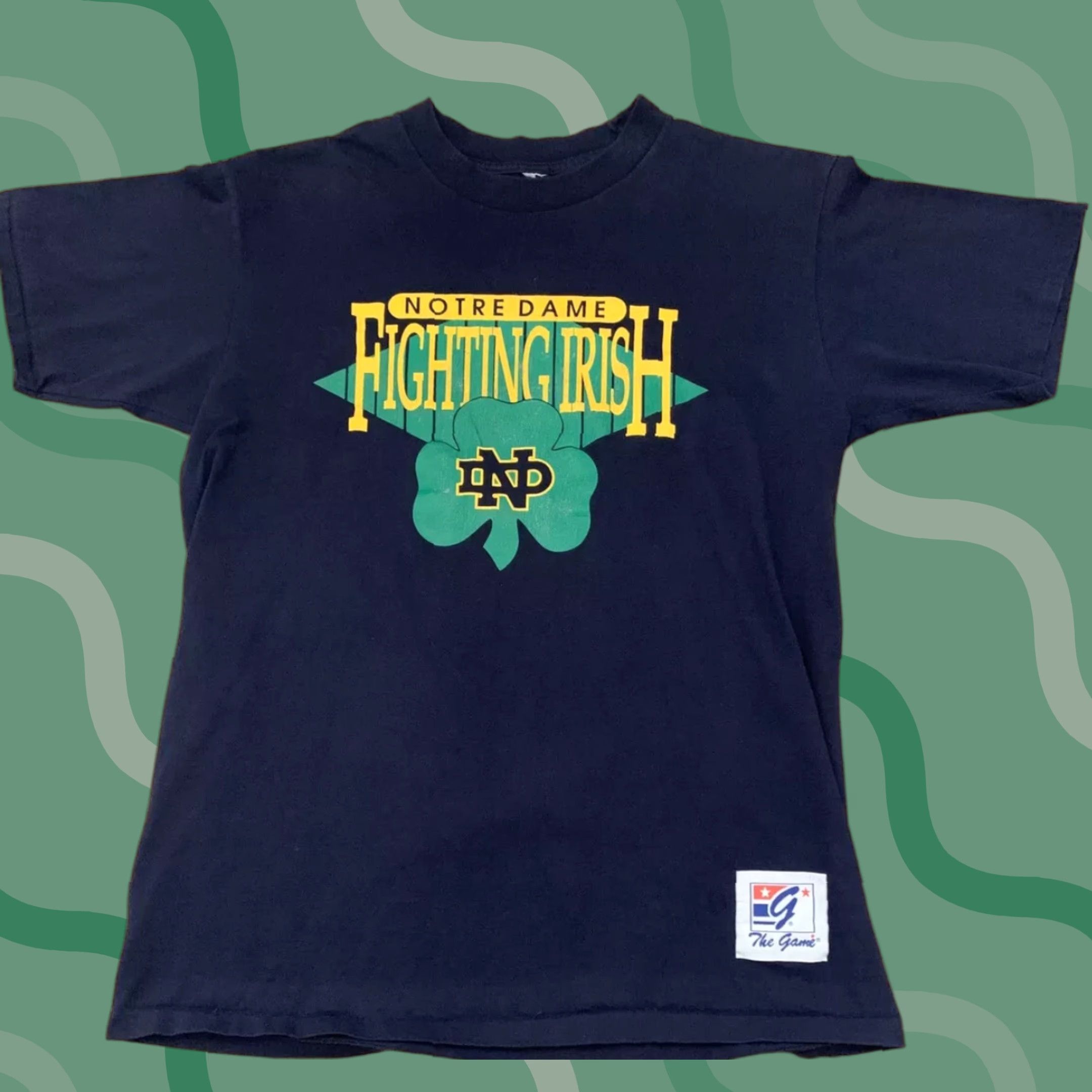 Vintage VINTAGE Notre Dame Shirt Adult L Single Stitch Notre Dame Football 90s Mens Size US L / EU 52-54 / 3 - 1 Thumbnail