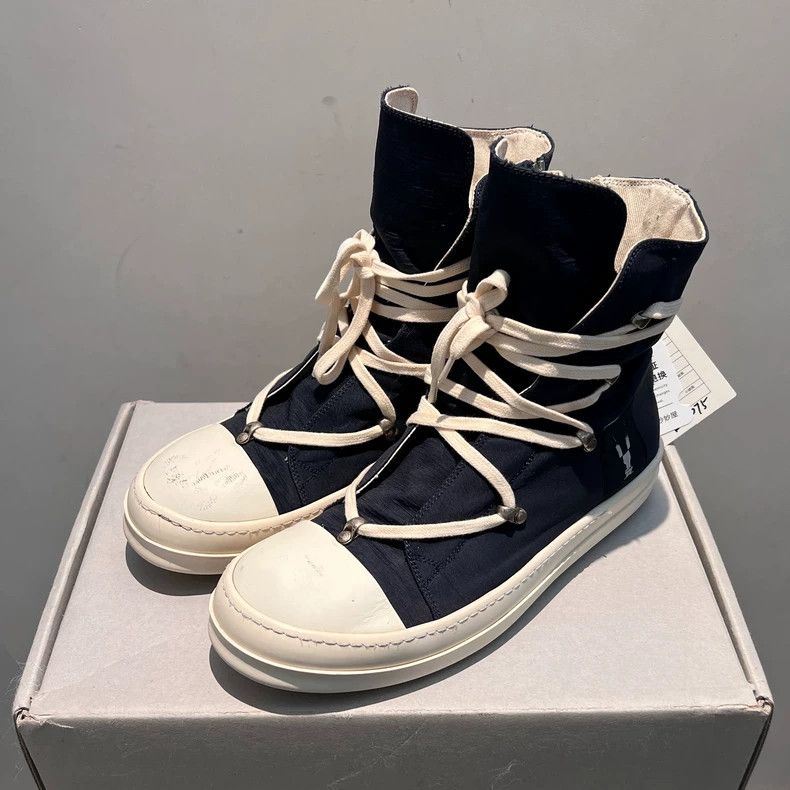 Rick Owens Rick Owens Secondary Line Nylon Material Five Star Convers Size US 9.5 / EU 42-43 - 2 Thumbnail