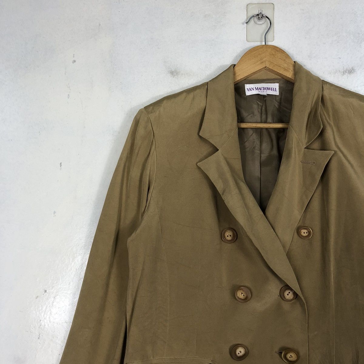 Other Van Macdowell Paris Double Breasted Overcoat Size US M / EU 48-50 / 2 - 6 Thumbnail