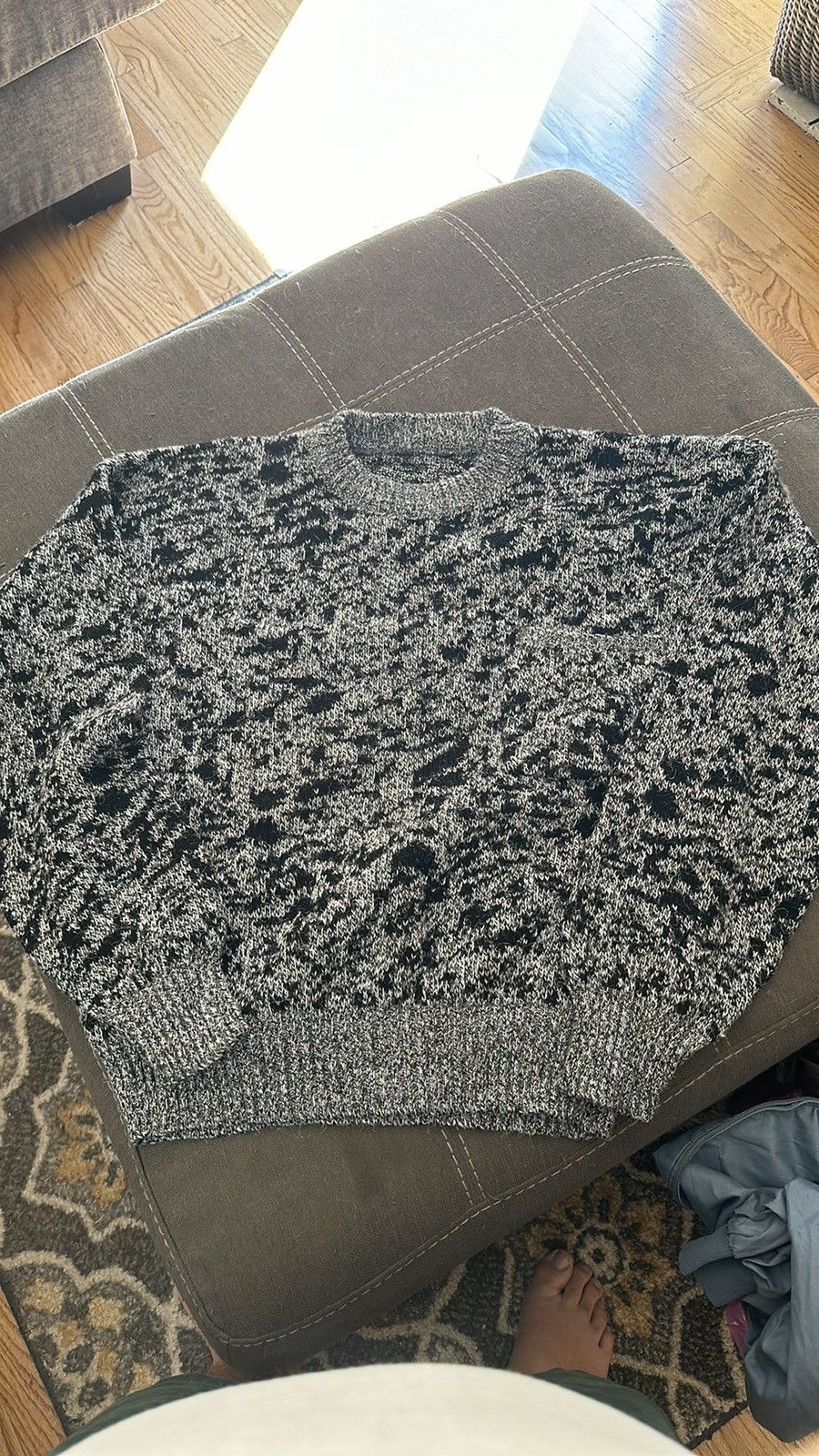 Express Vintage 80’s Sweater Medium with Pocket Size US M / EU 48-50 / 2 - 1 Thumbnail
