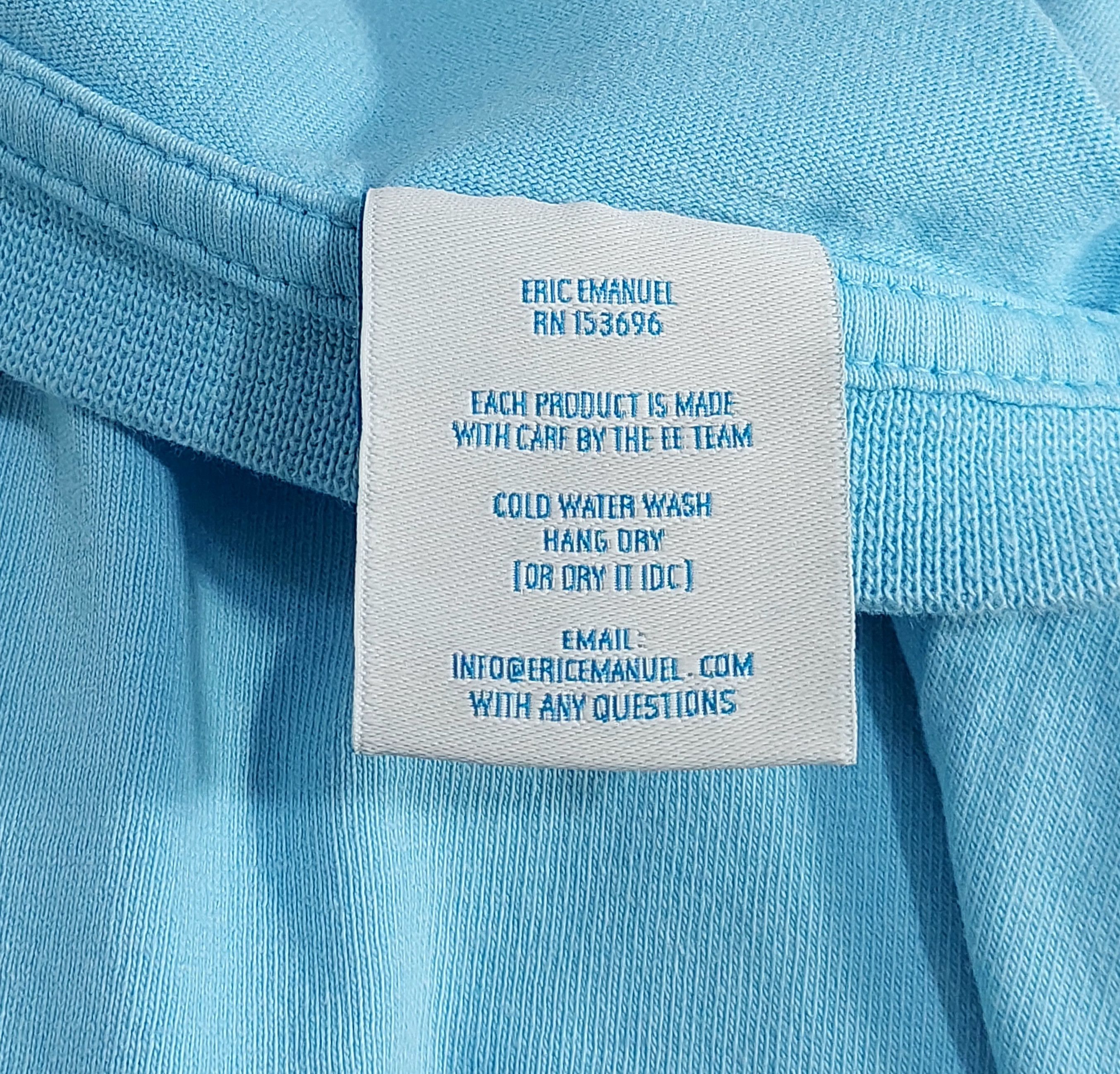 Eric Emanuel EE U of NC cut off tshirt - blue XL Size US XL / EU 56 / 4 - 4 Thumbnail