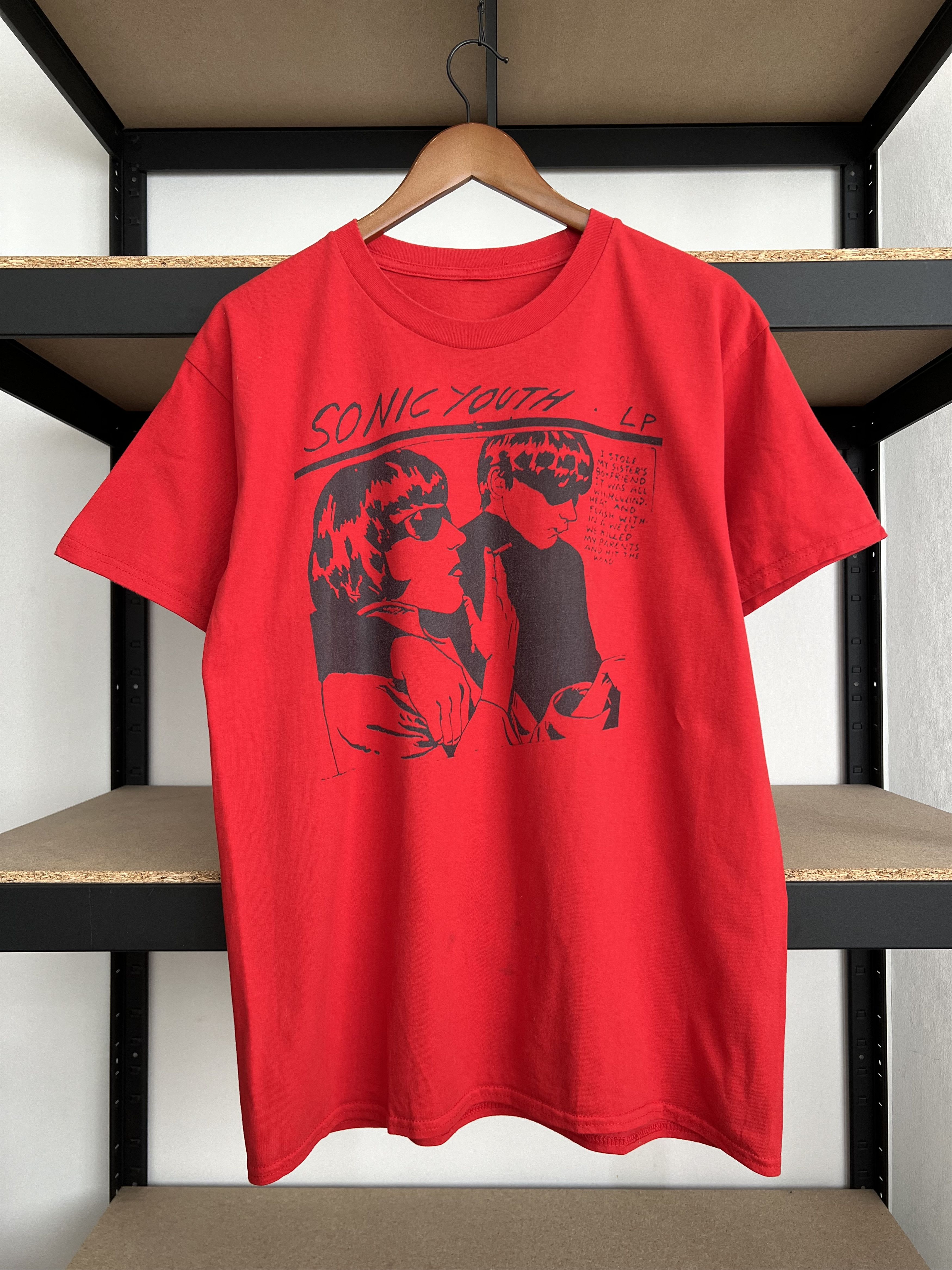 Band Tees Vintage 2000s Sonic Youth Goo Album Red T-shirt Size US L / EU 52-54 / 3 - 1 Thumbnail
