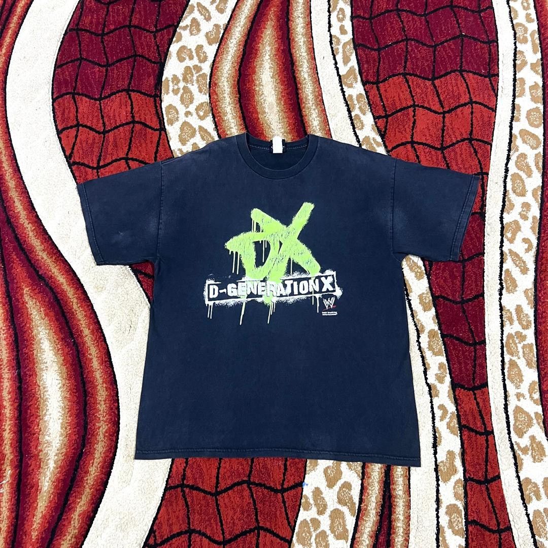 Rap Tees Vintage Thrashed Faded DX D-GENERATION X RUN D.M.C T Shirt Size US XL / EU 56 / 4 - 1 Thumbnail