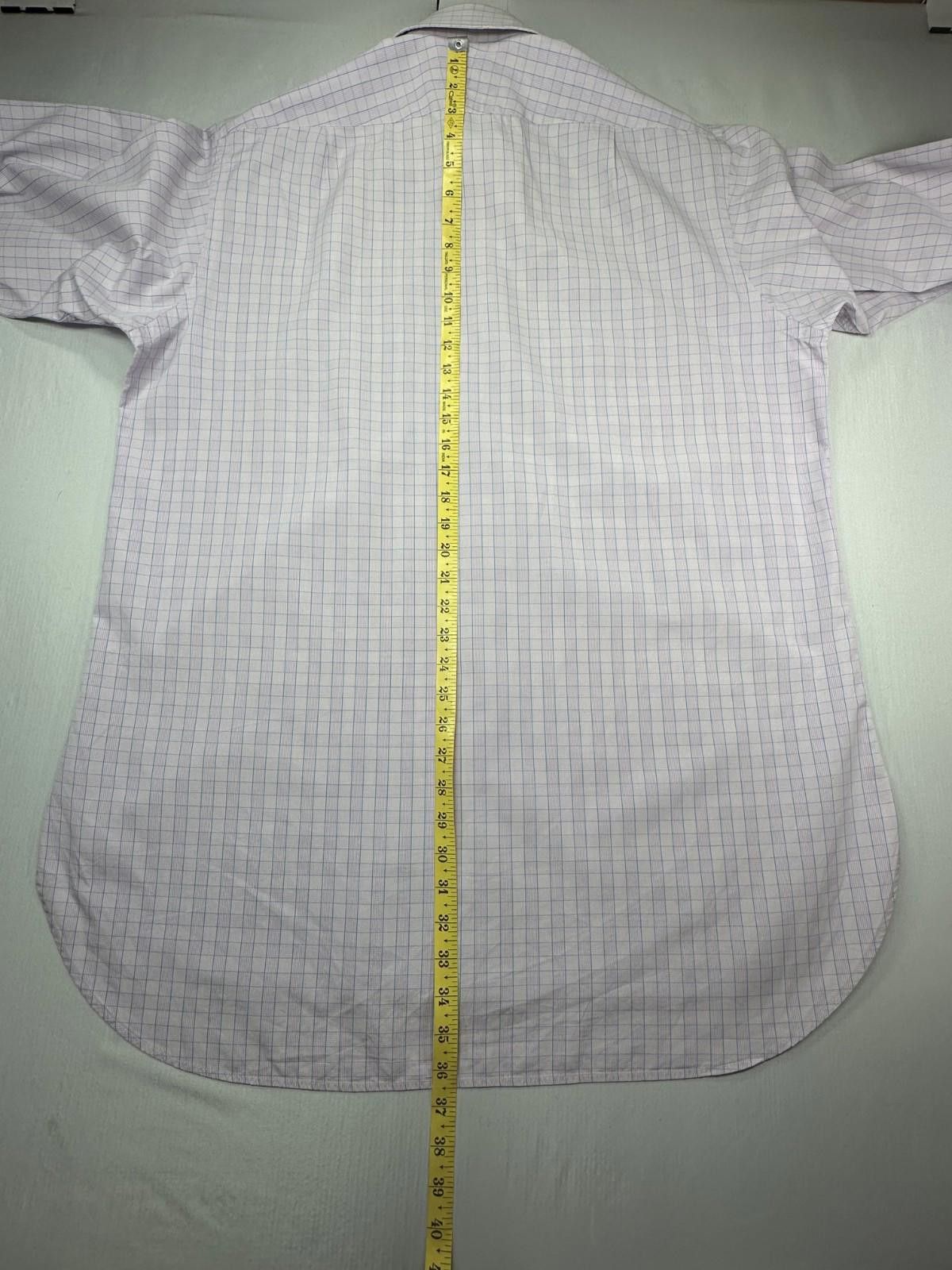 Thomas Pink Thomas Pink Superfine Two-Fold Button Down Pink Mens 17.5/34 Size 42R - 4 Thumbnail